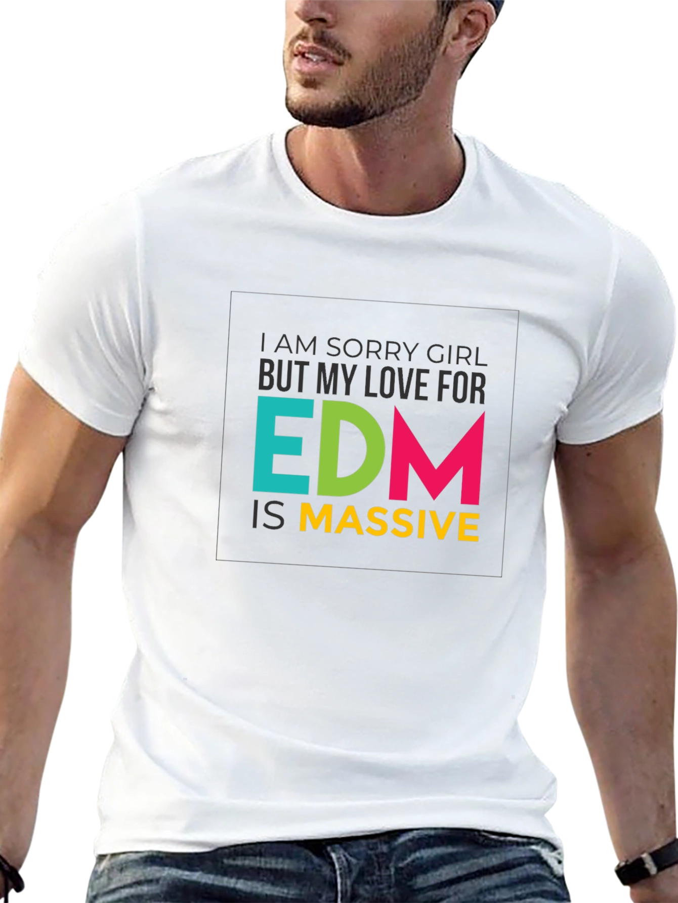 EDM is Massive Graphic Tee - Music Lover T-Shirt