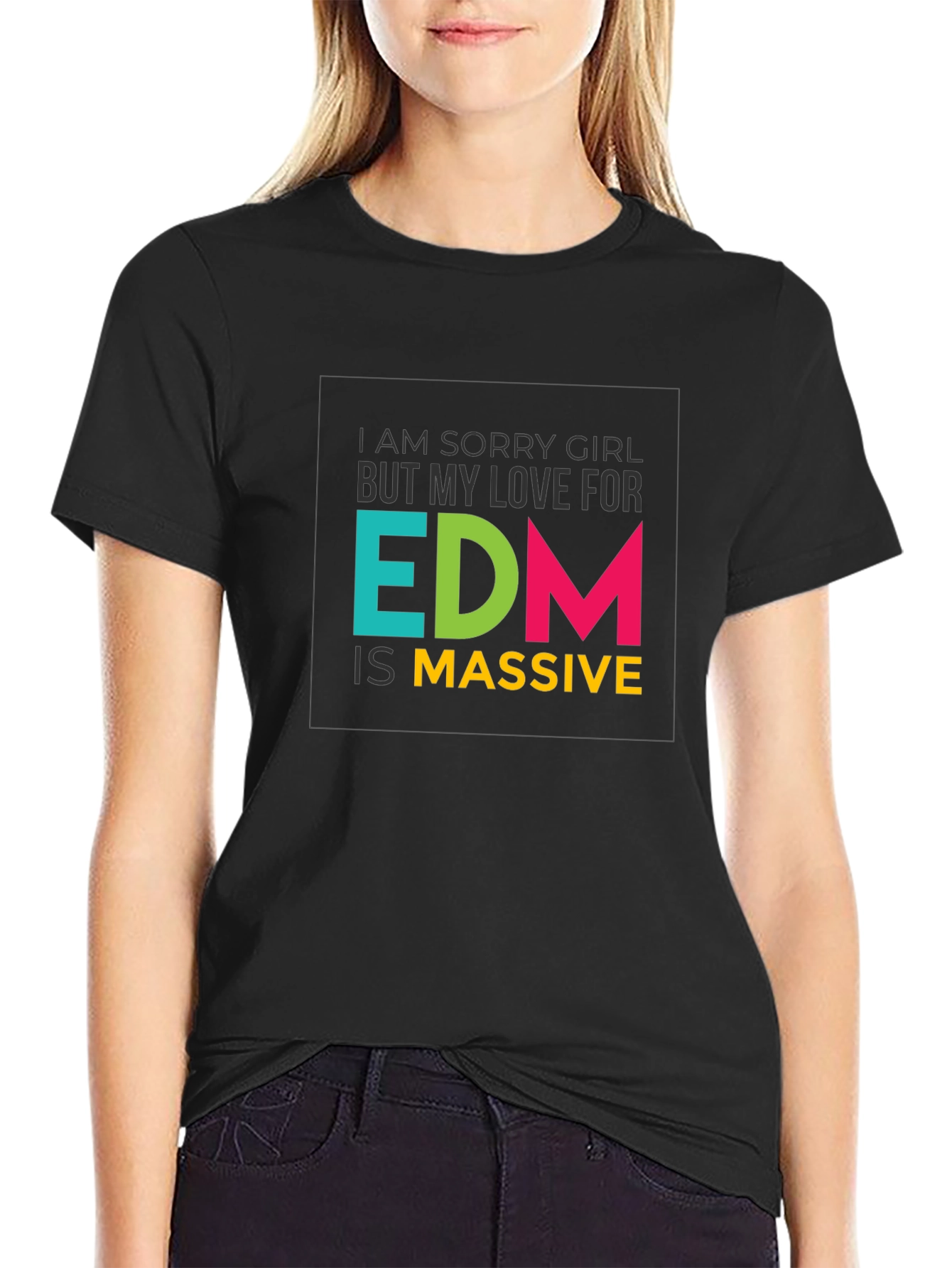 EDM is Massive Graphic Tee - Music Lover T-Shirt