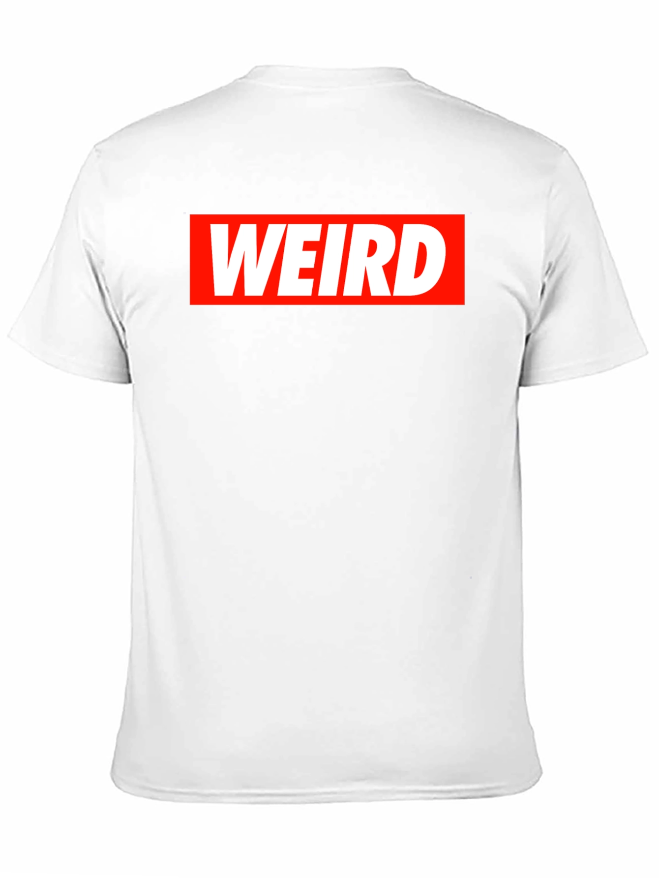 Weird Graphic Tee - Mens Black T-Shirt