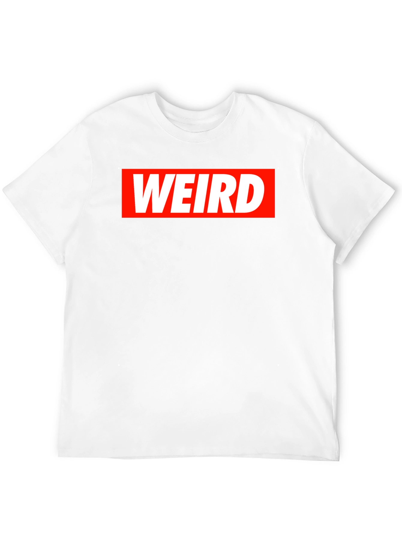 Weird Graphic Tee - Mens Black T-Shirt
