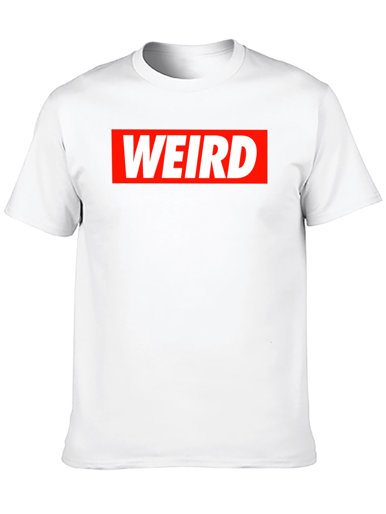 Weird Graphic Tee - Mens Black T-Shirt