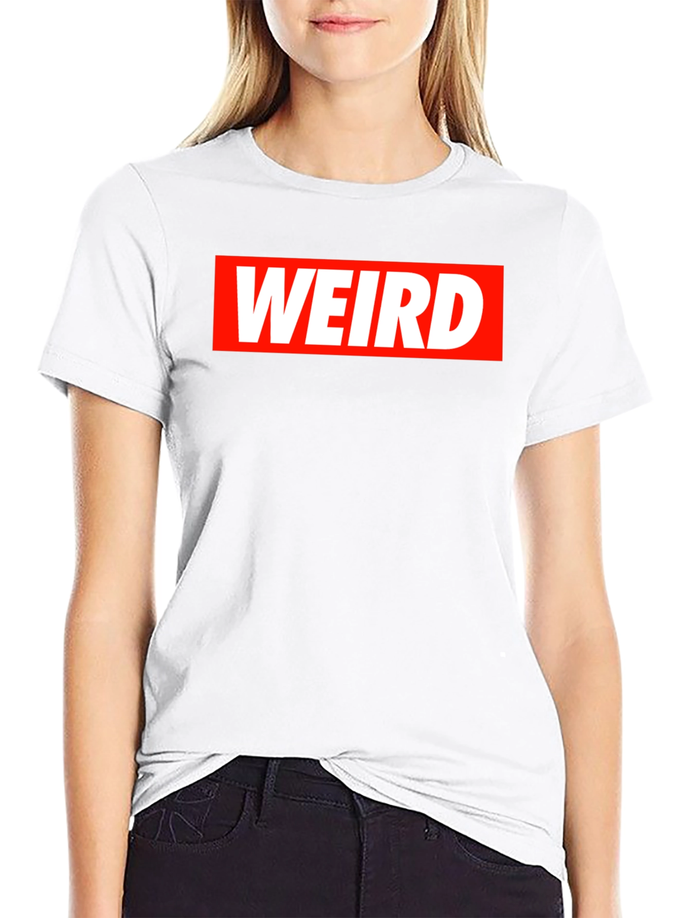 Weird Graphic Tee - Mens Black T-Shirt