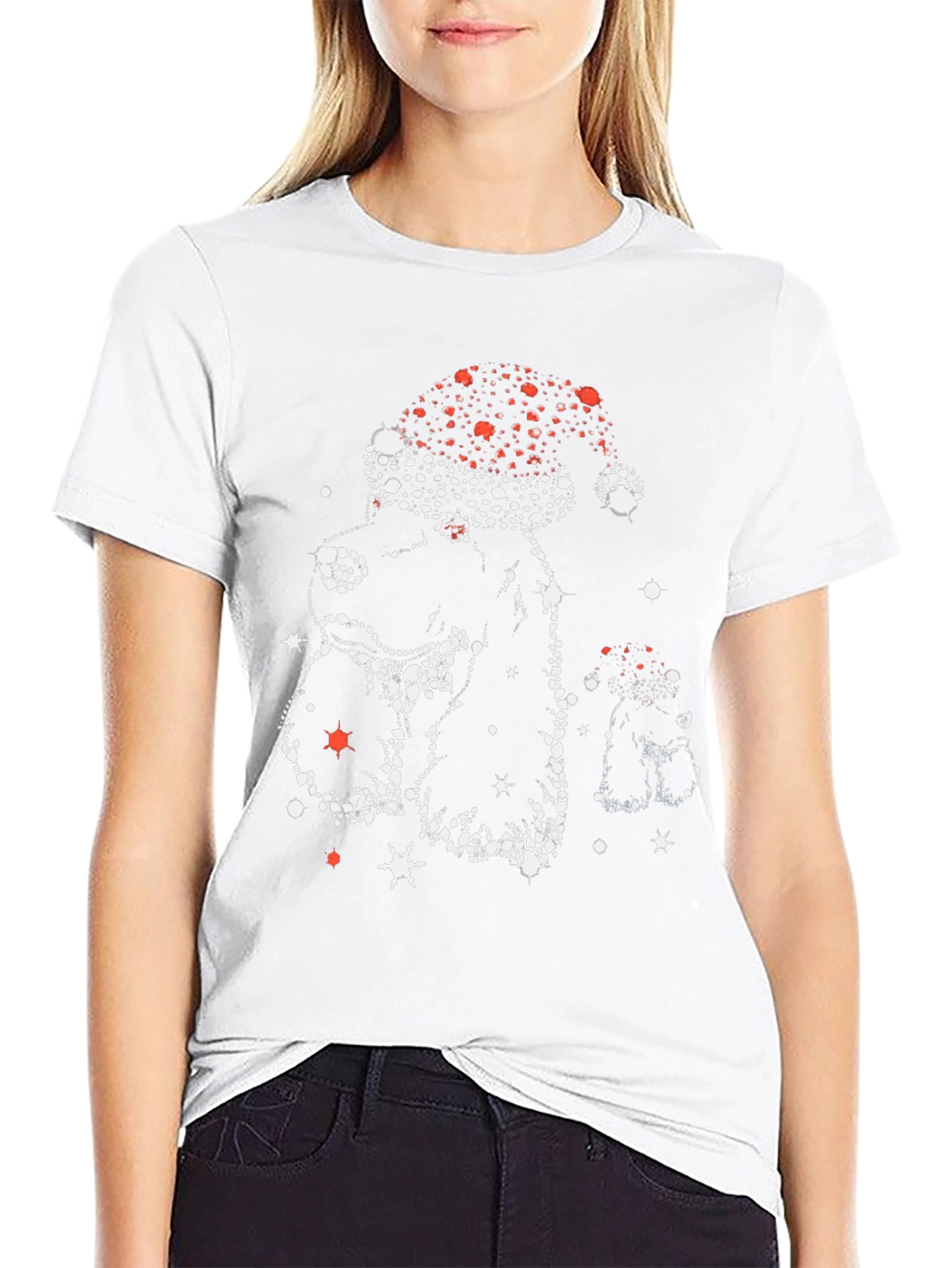 Festive Santa Dog T-Shirt