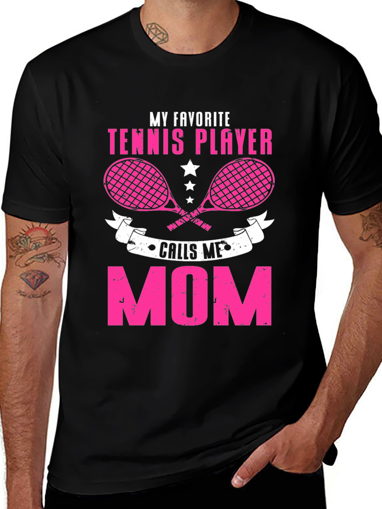 Tennis Mom T-Shirt - My Favorite Tennis Player