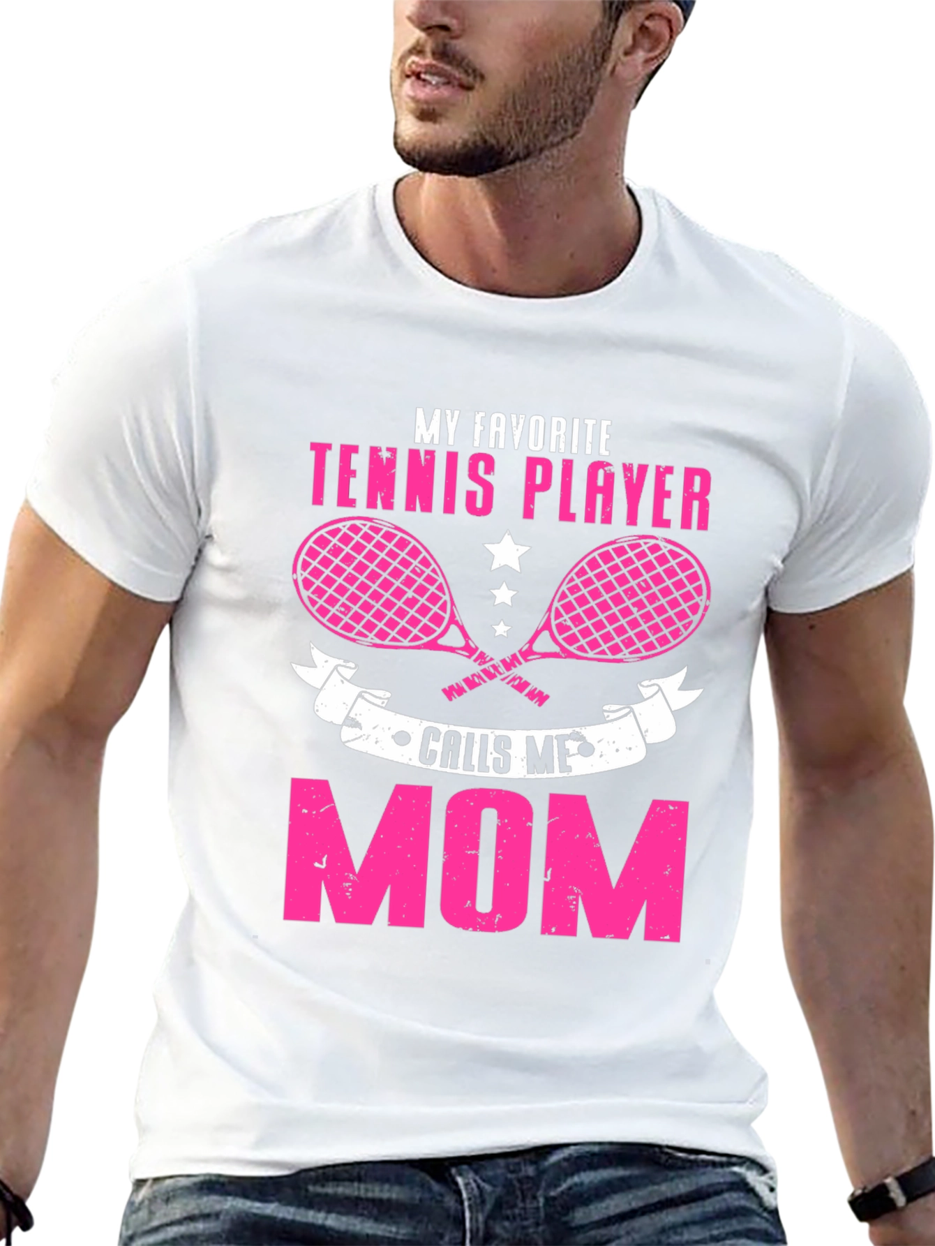 Tennis Mom T-Shirt - My Favorite Tennis Player