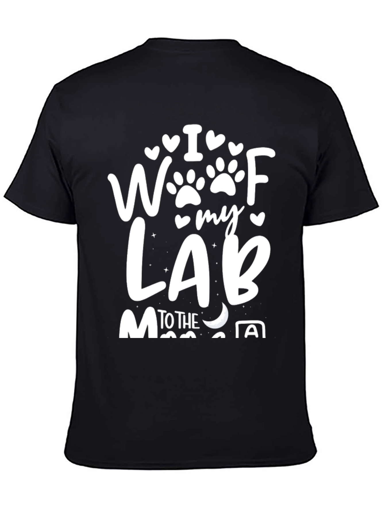 I Woof My Lab T-Shirt - Dog Lover Apparel
