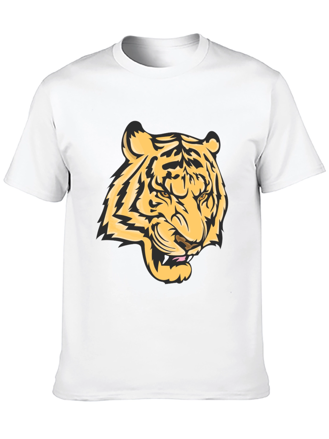 Cool Tiger Graphic Black T-Shirt
