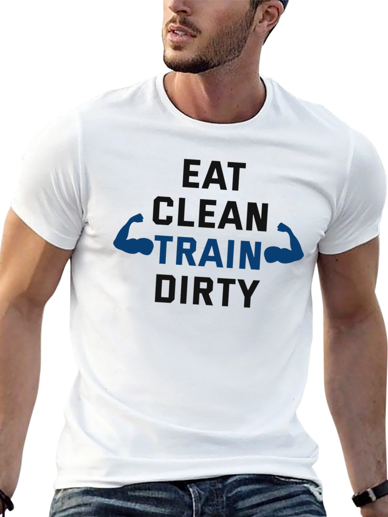 Eat Clean Train Dirty Graphic Tee