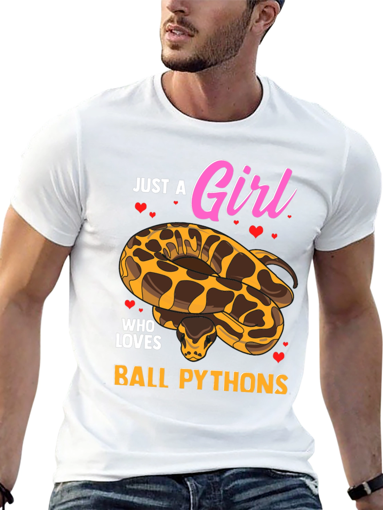 Just a Girl Who Loves Ball Pythons T-Shirt