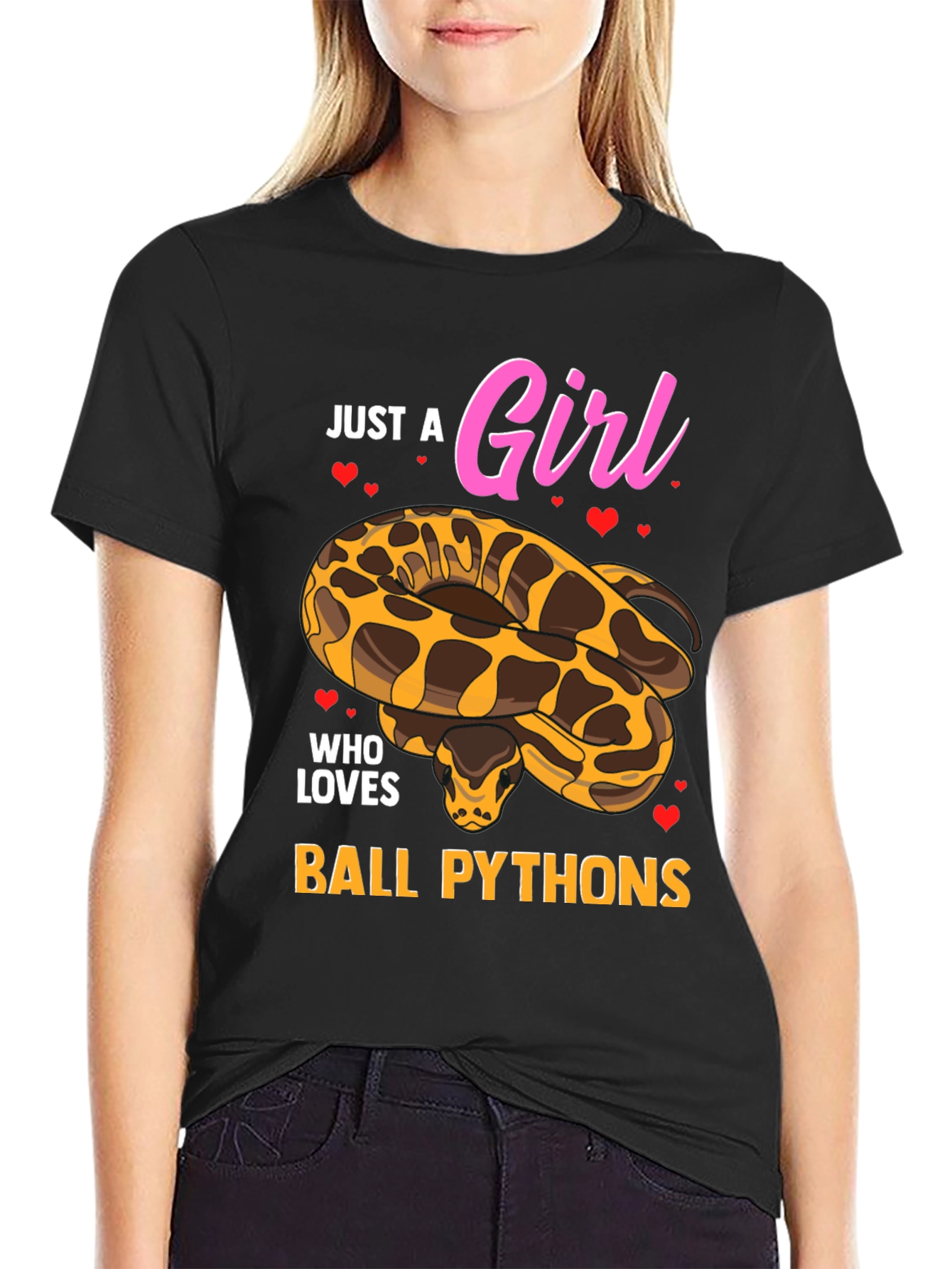 Just a Girl Who Loves Ball Pythons T-Shirt