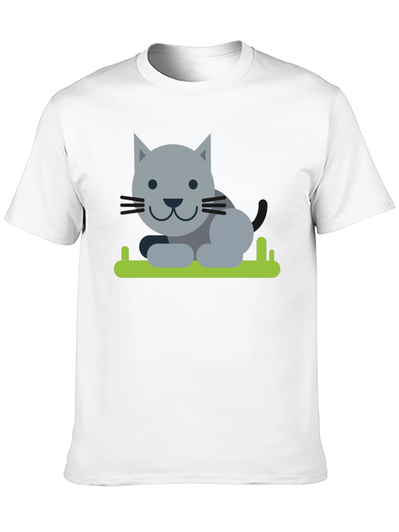 Cartoon Cat T-Shirt - Soft Cotton Tee