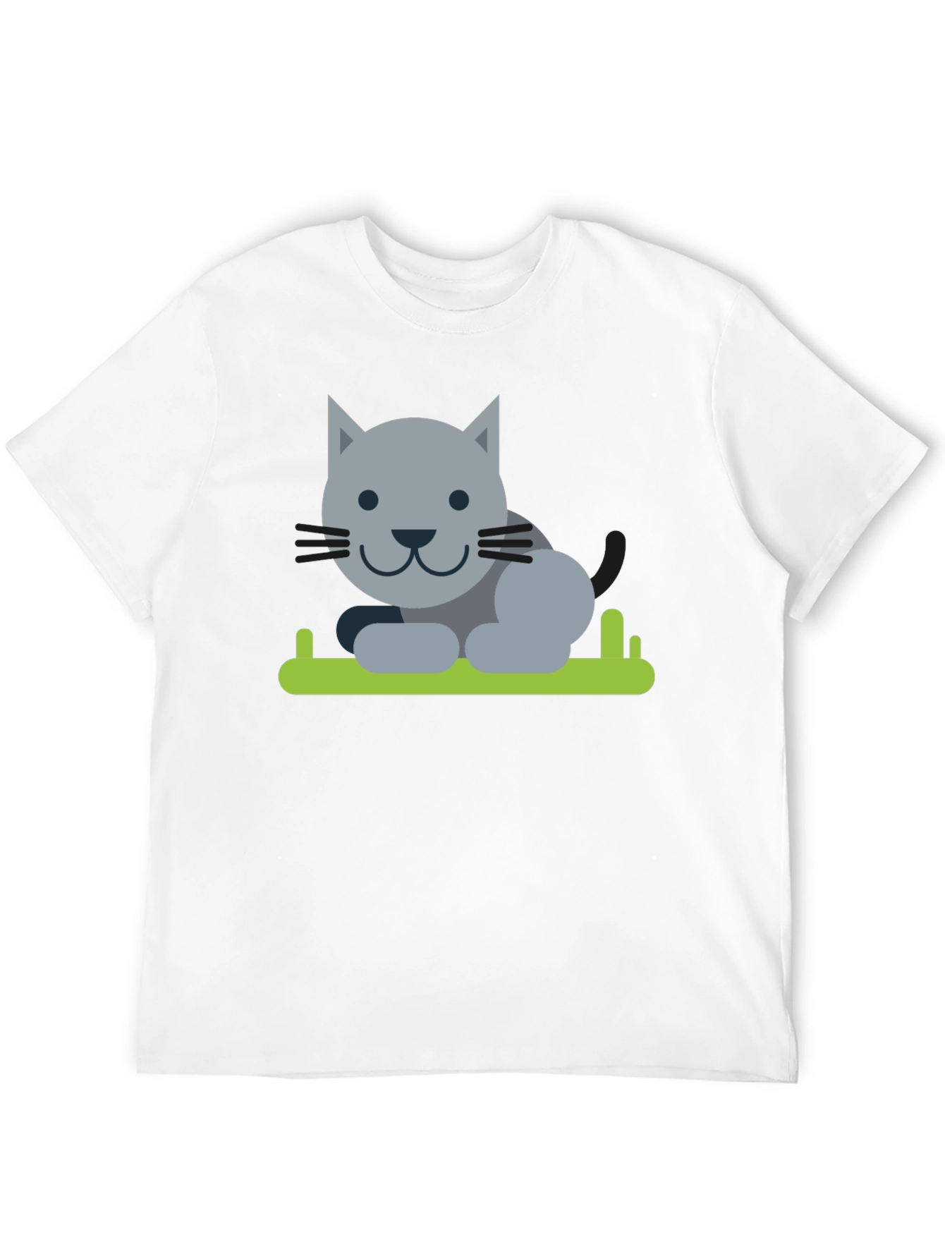 Cartoon Cat T-Shirt - Soft Cotton Tee