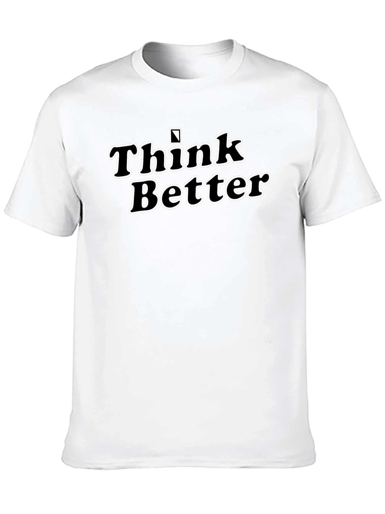 Think Better Black Graphic Tee