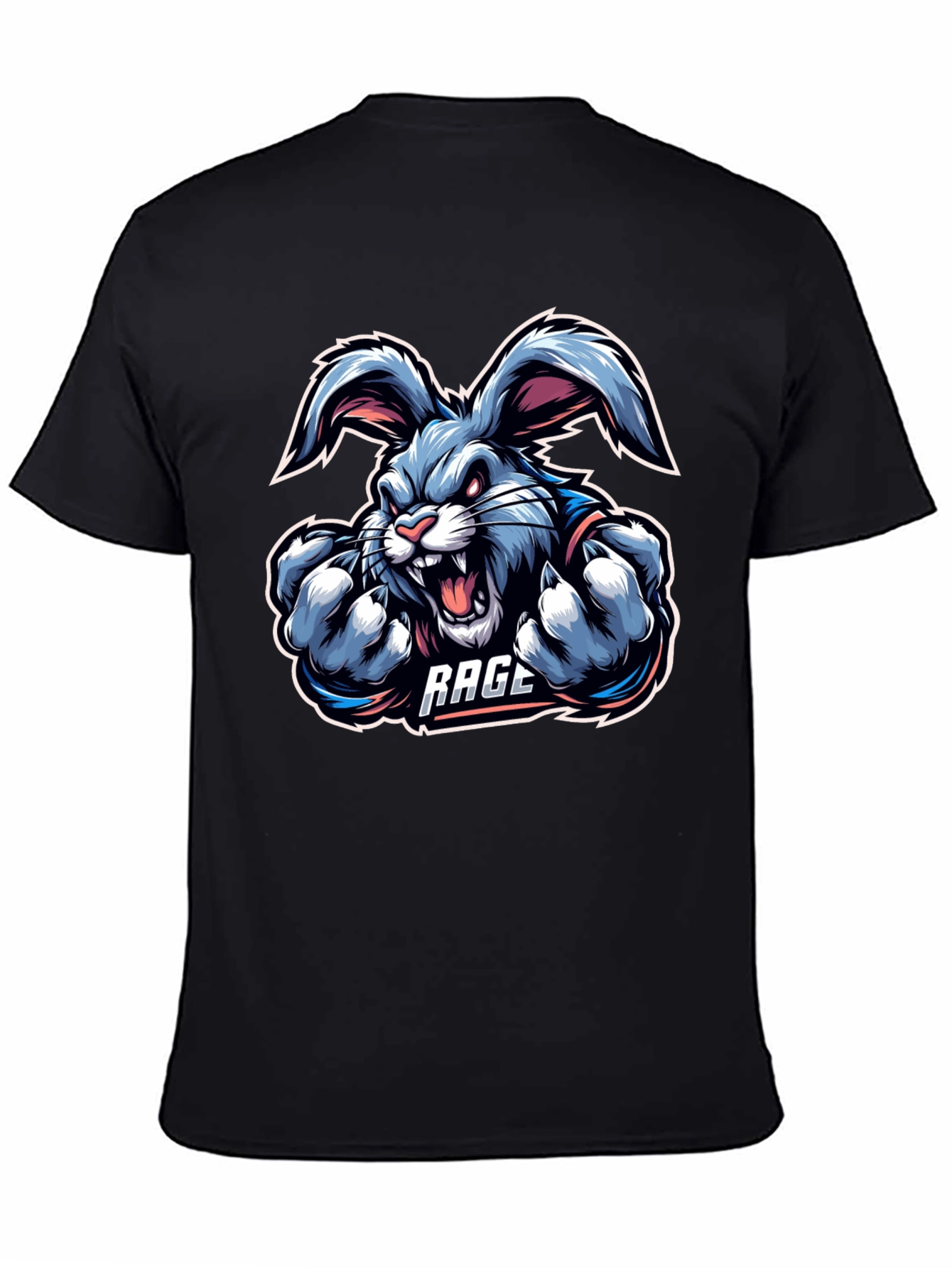 Rage Bunny Graphic T-Shirt