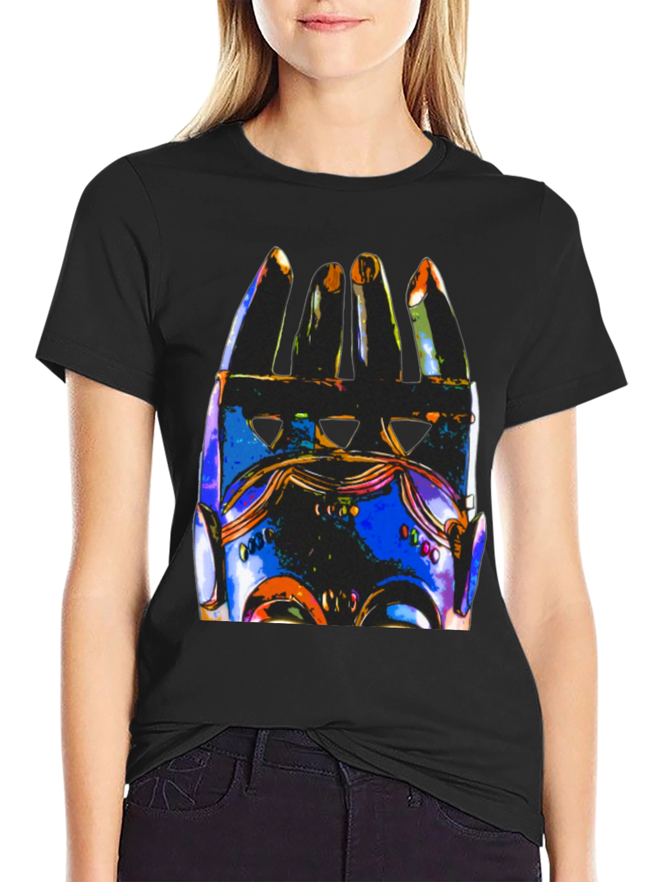 Abstract Hand Art T-Shirt - Unique Graphic Tee