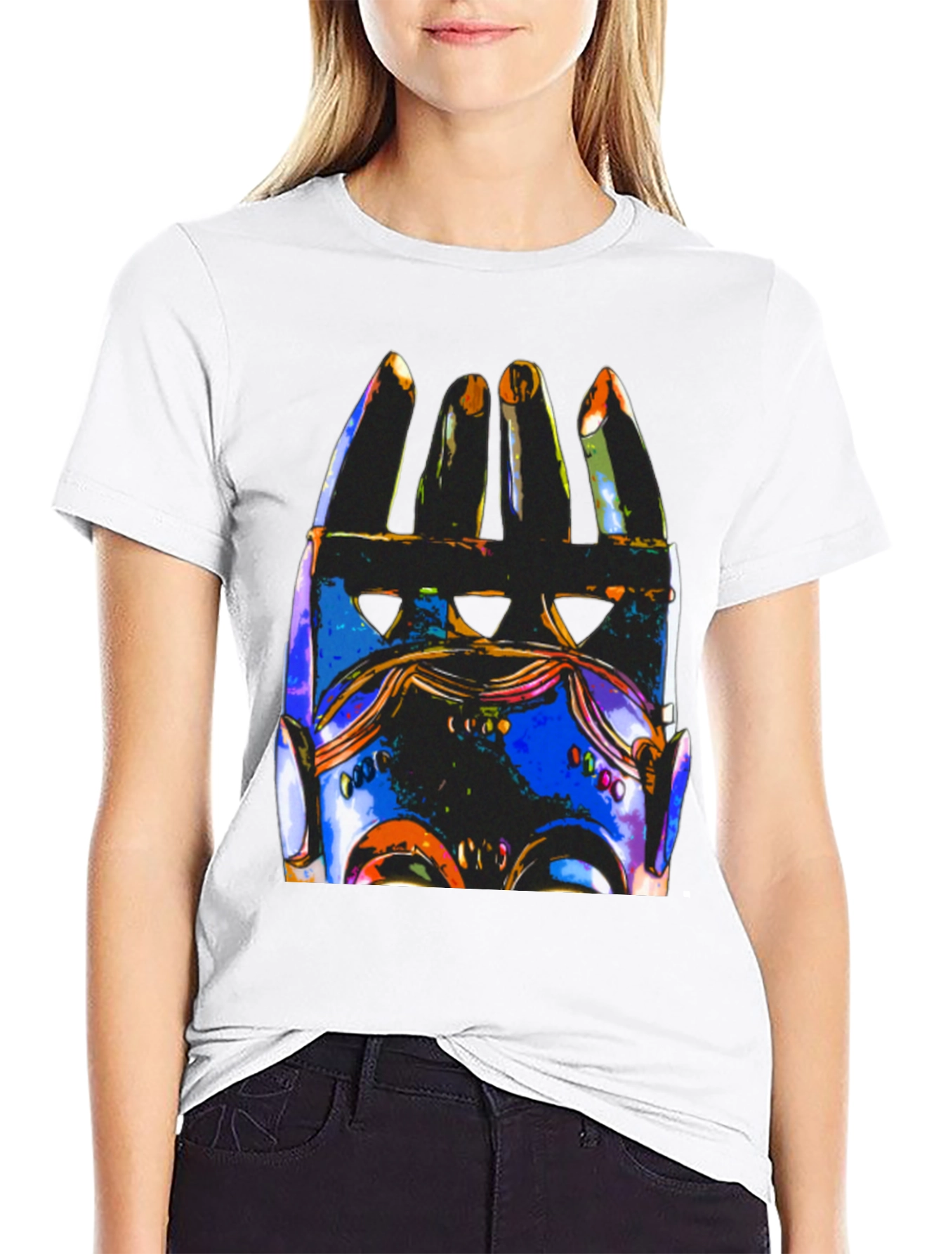 Abstract Hand Art T-Shirt - Unique Graphic Tee