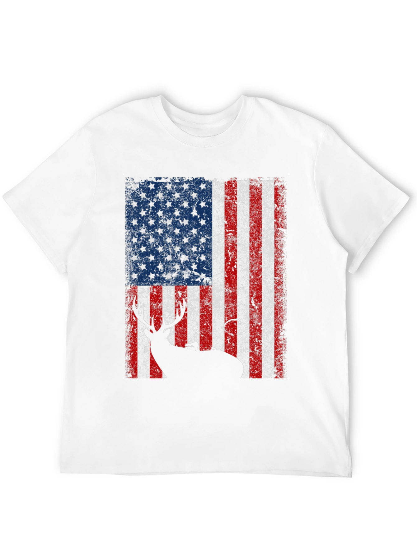 American Flag Deer Graphic Tee