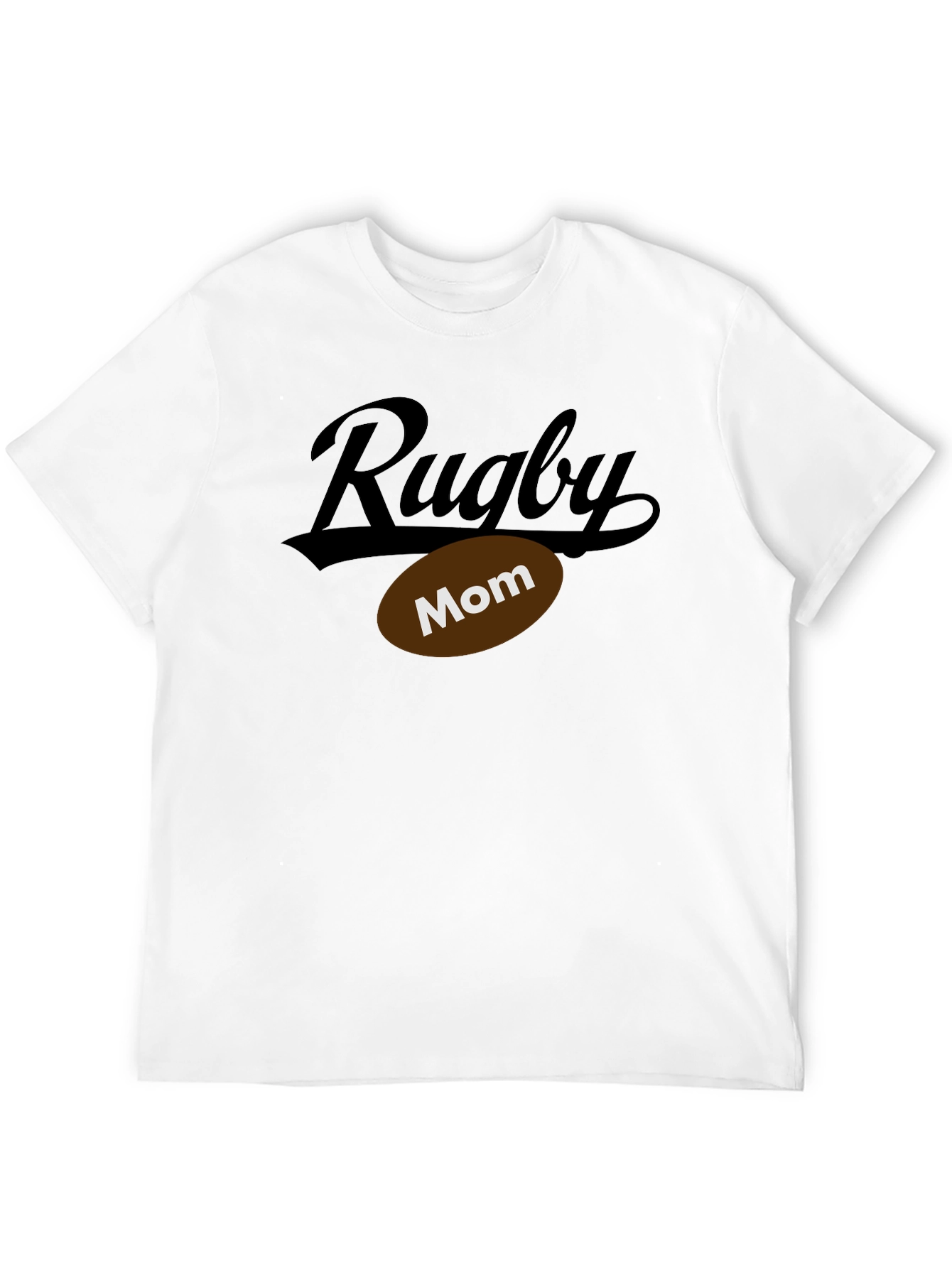 Rugby Mom Black T-Shirt