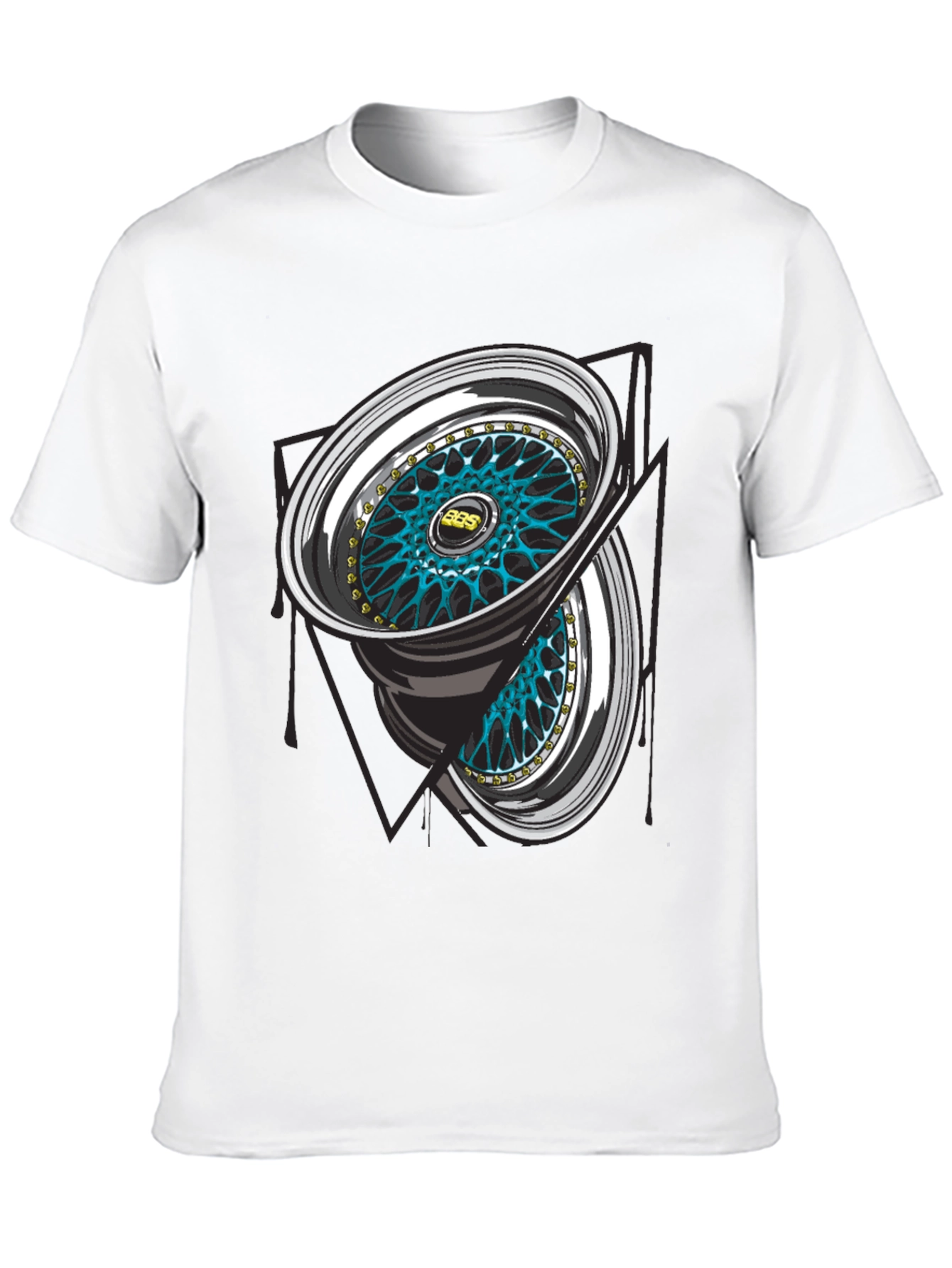 BBS Wheel Graphic Tee - Automotive Enthusiast T-Shirt
