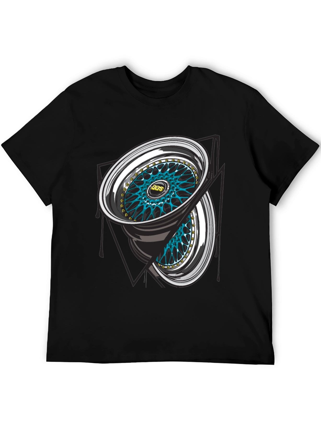BBS Wheel Graphic Tee - Automotive Enthusiast T-Shirt