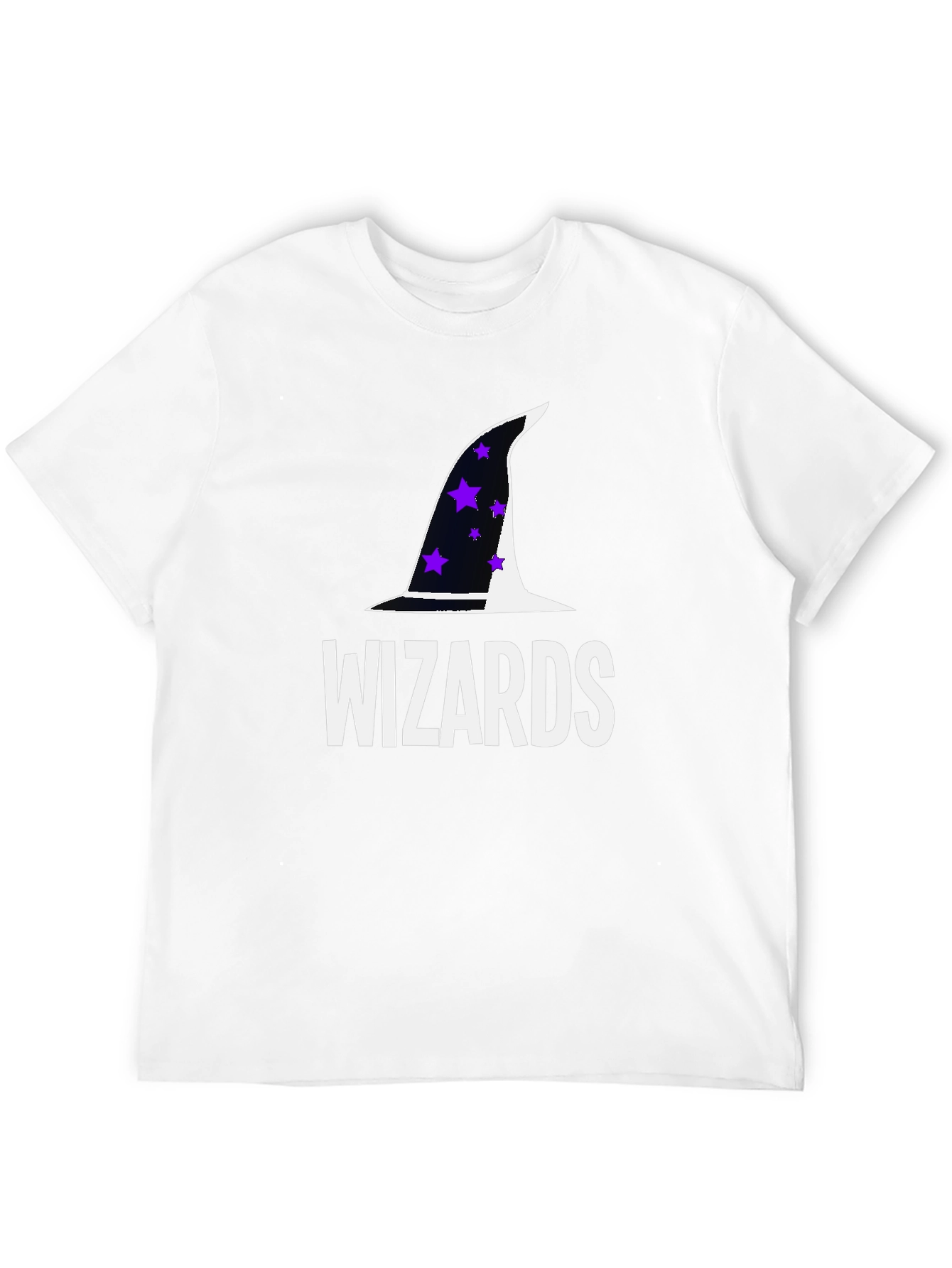 Wizards T-Shirt with Hat Graphic - Soft Cotton Tee
