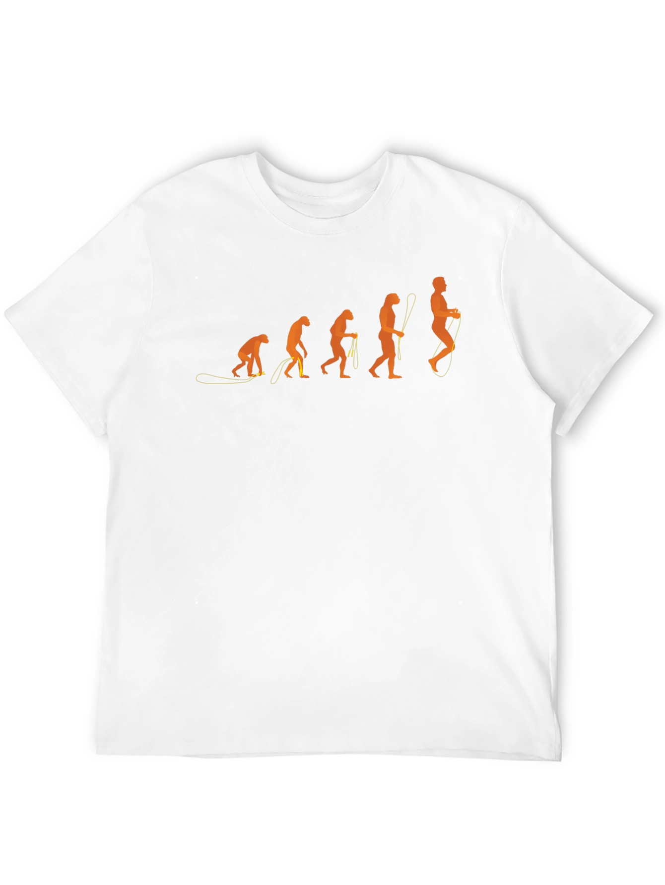 Evolution of Skipping Rope Mens T-Shirt