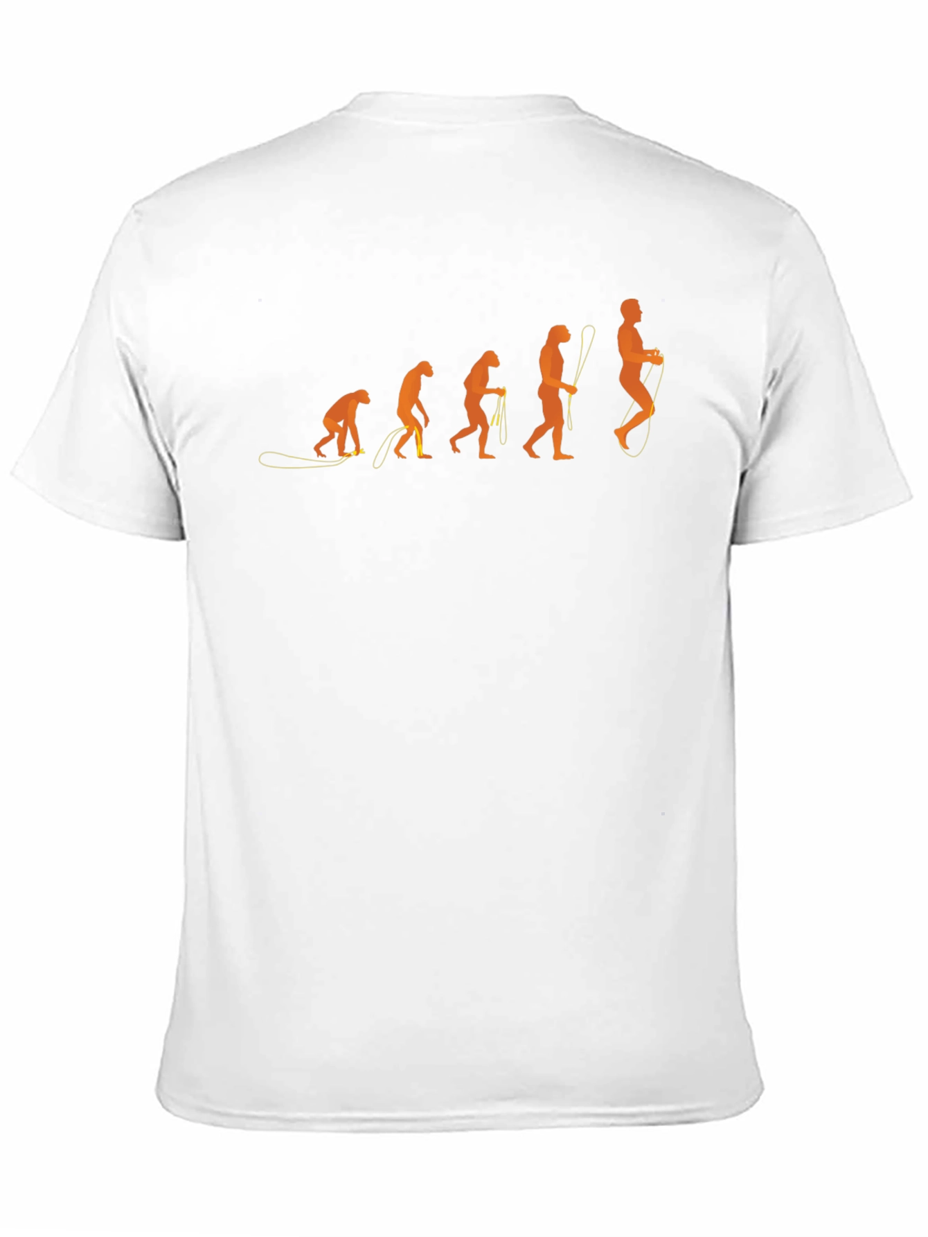 Evolution of Skipping Rope Mens T-Shirt