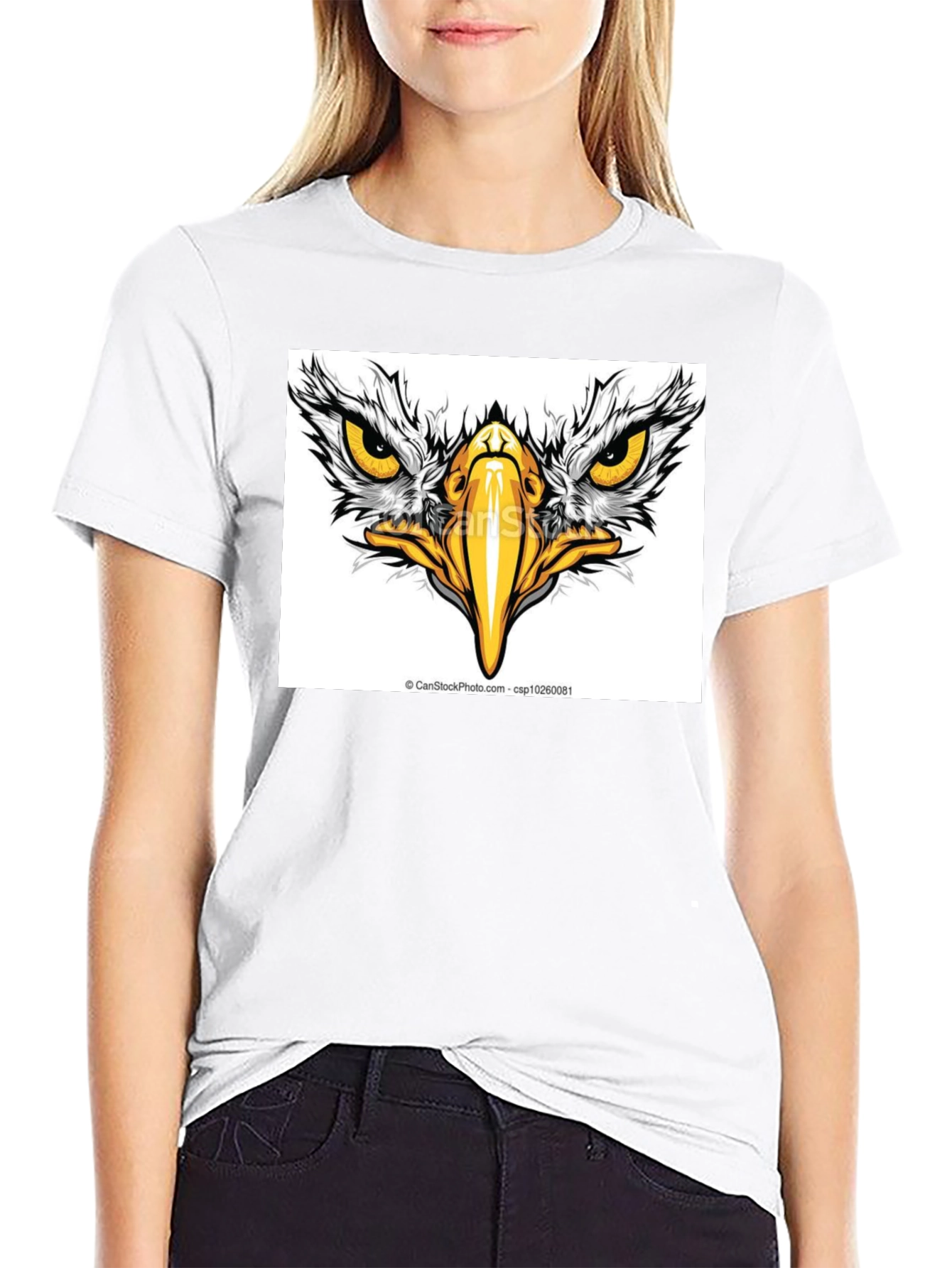 Eagle Eye Graphic Black T-Shirt