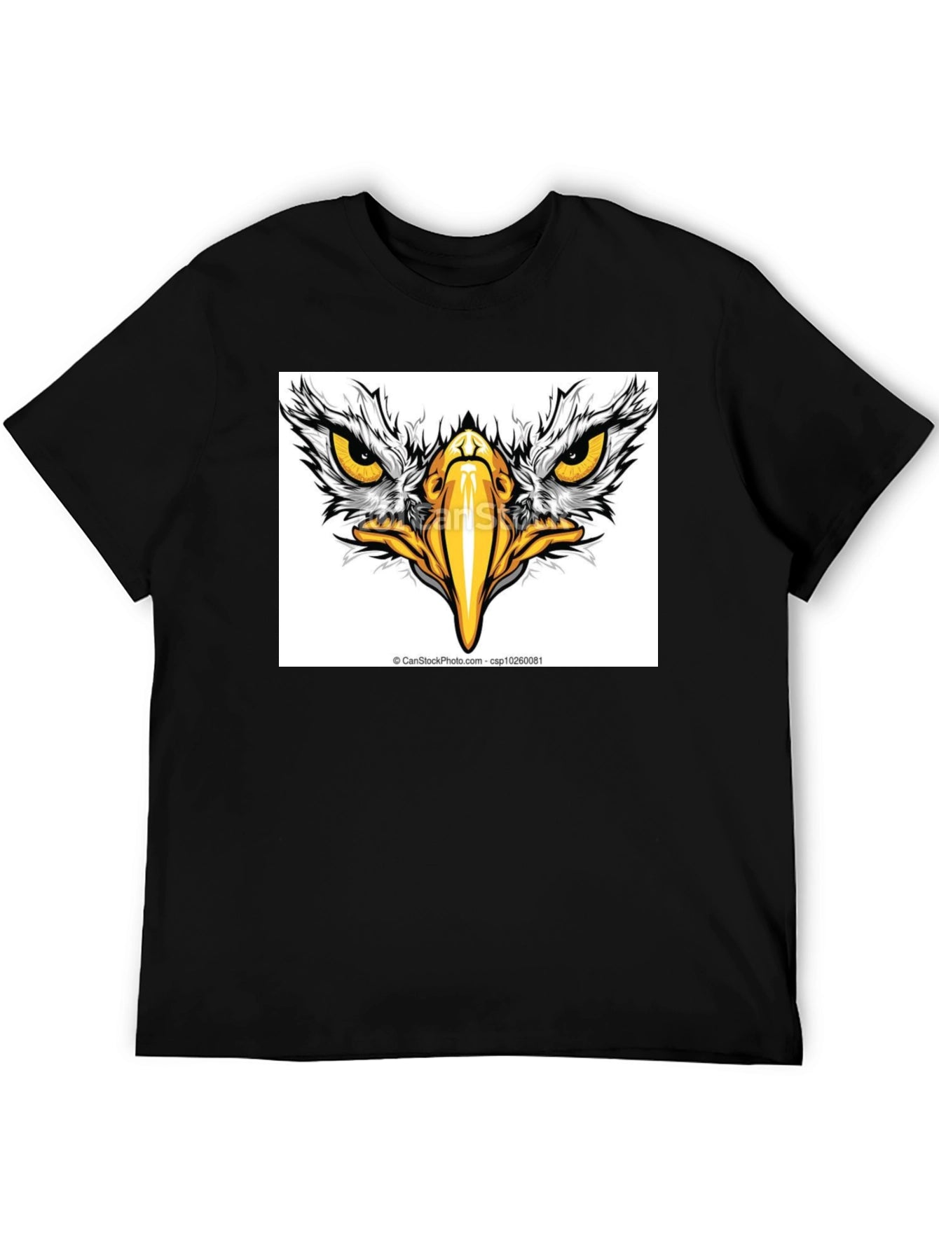 Eagle Eye Graphic Black T-Shirt