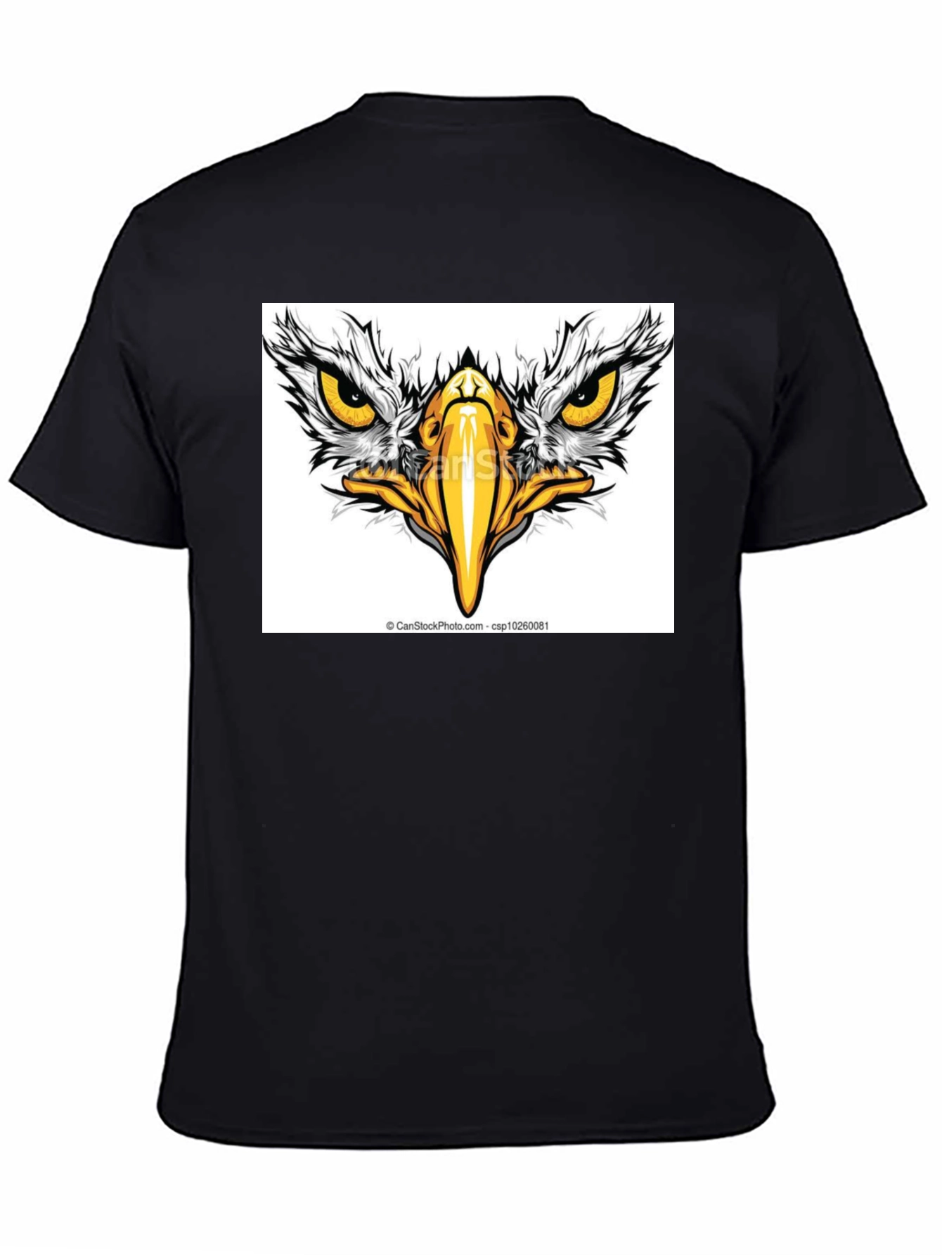 Eagle Eye Graphic Black T-Shirt