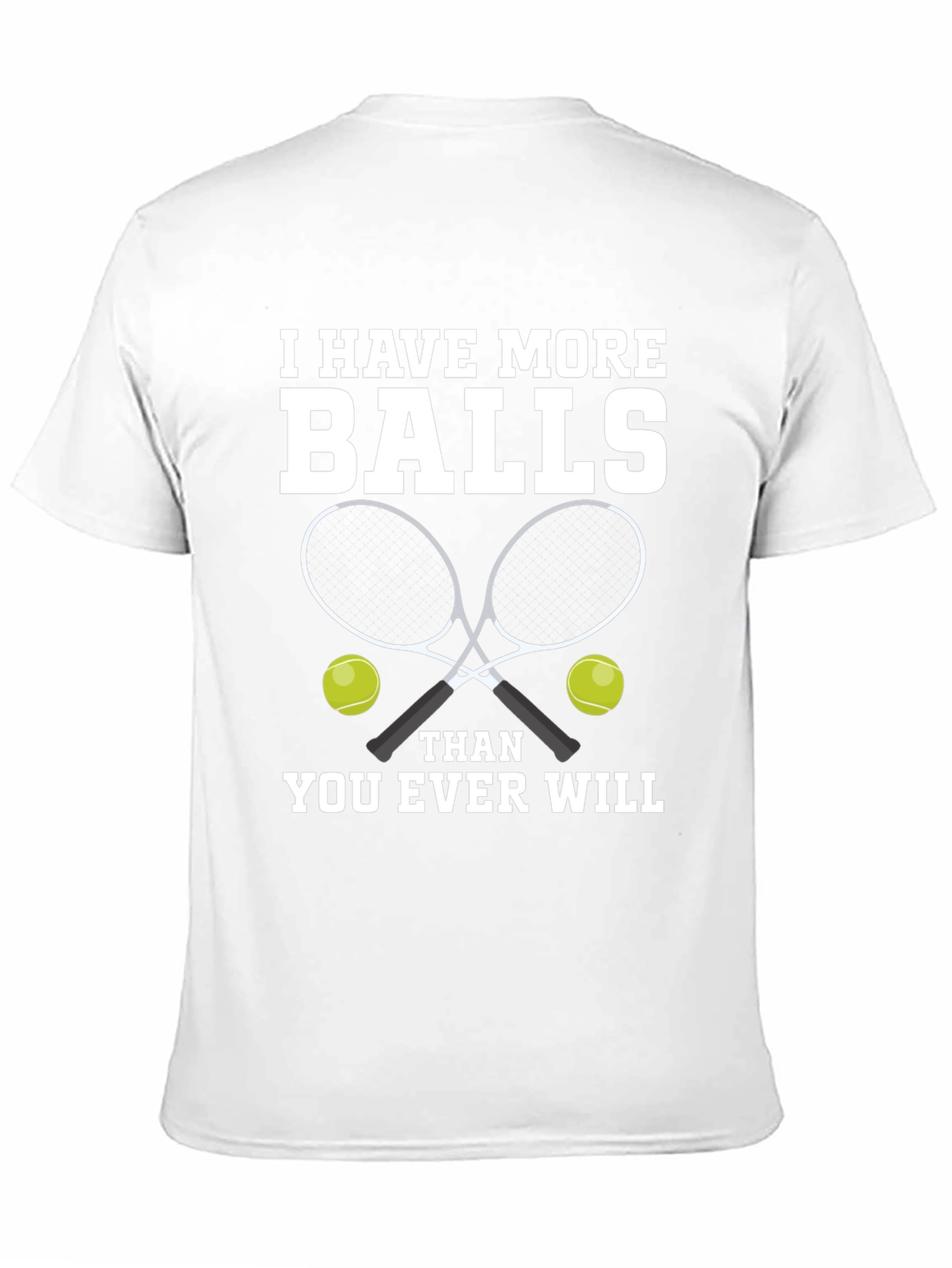 Tennis Balls Graphic Tee - Funny Tennis Player Gift