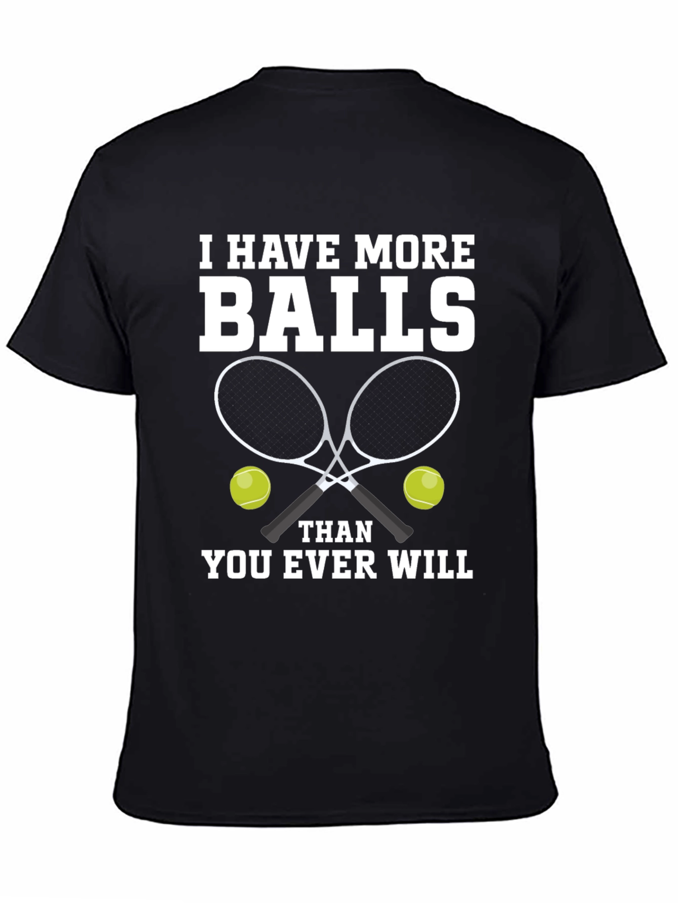 Tennis Balls Graphic Tee - Funny Tennis Player Gift