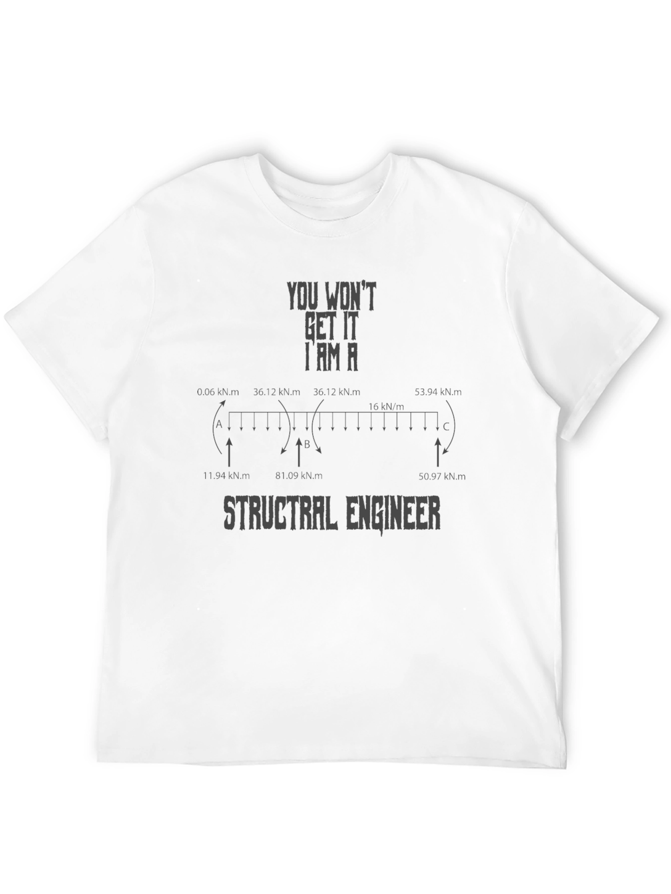 Structural Engineer T-Shirt - You Wont Get It!
