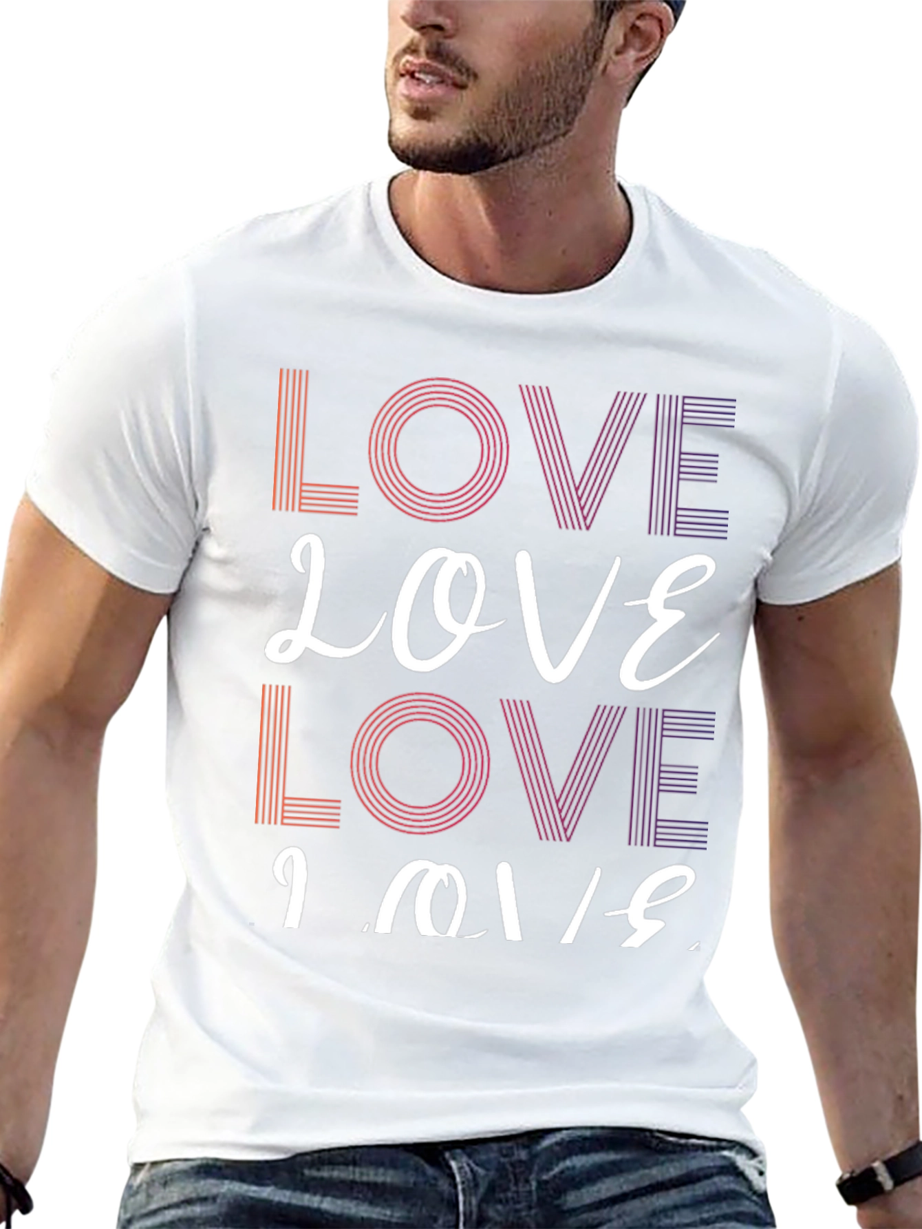 Love Graphic Print T-Shirt