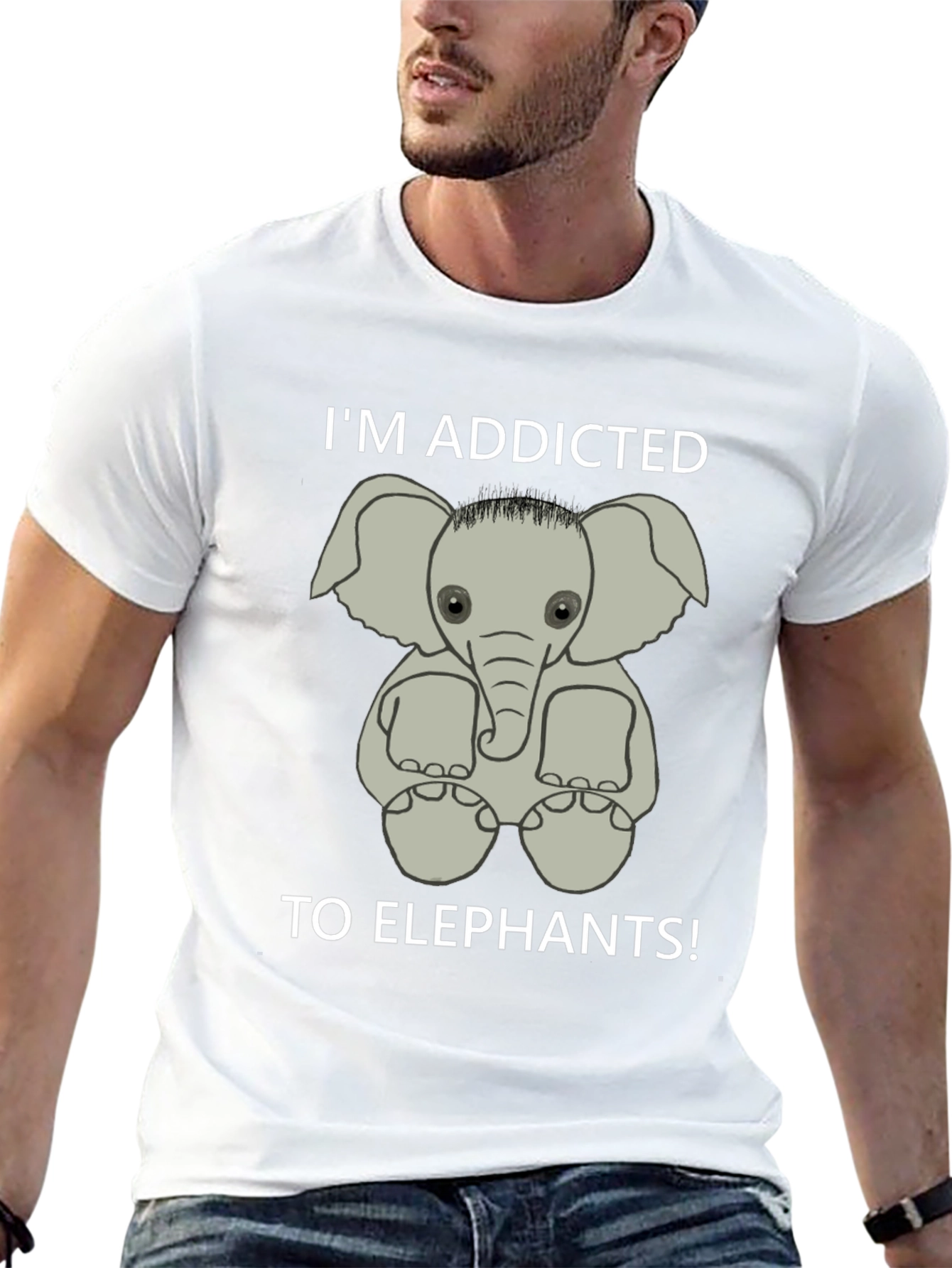 Addicted to Elephants Graphic Tee