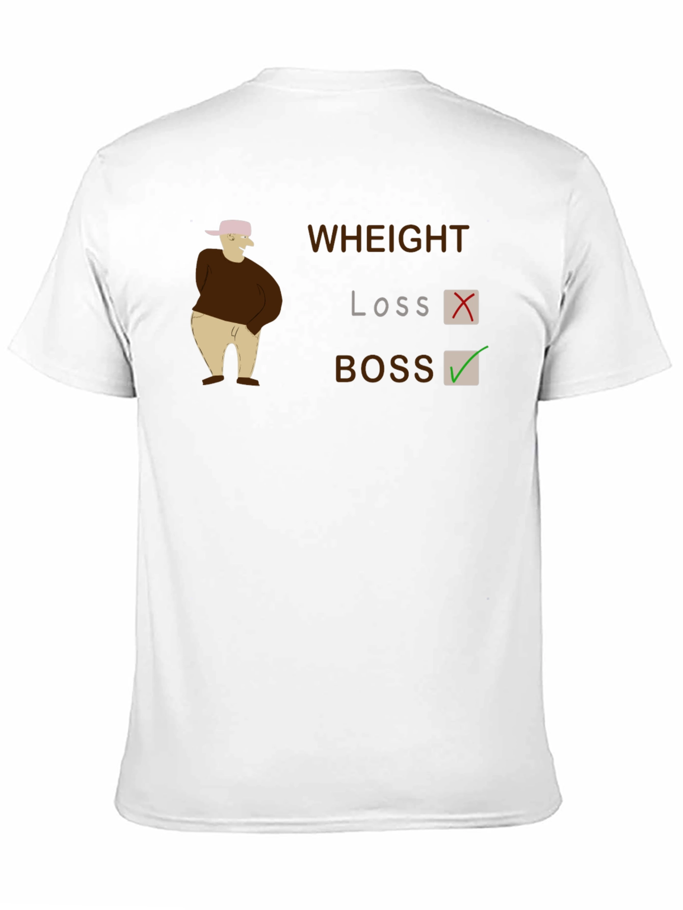 Weight Loss Boss Graphic T-Shirt