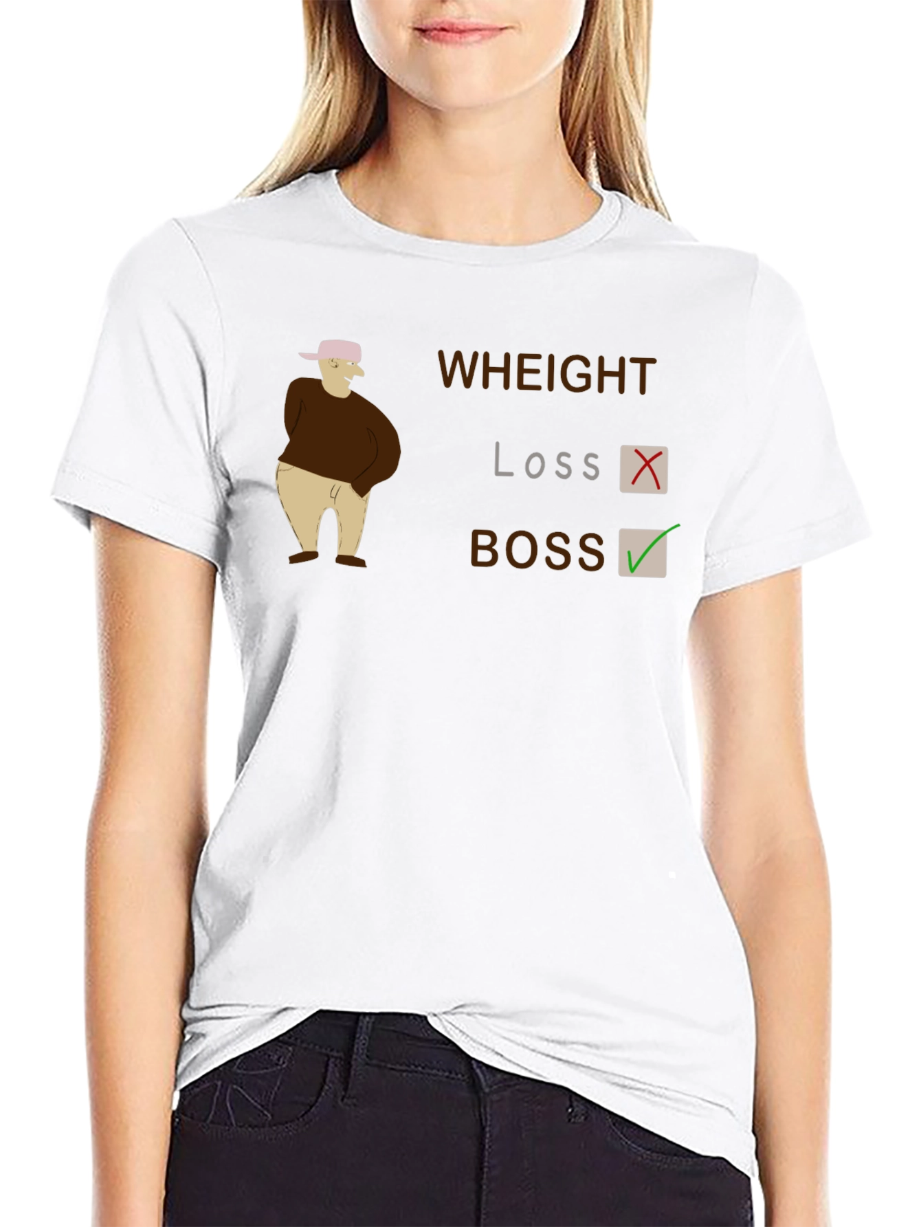 Weight Loss Boss Graphic T-Shirt