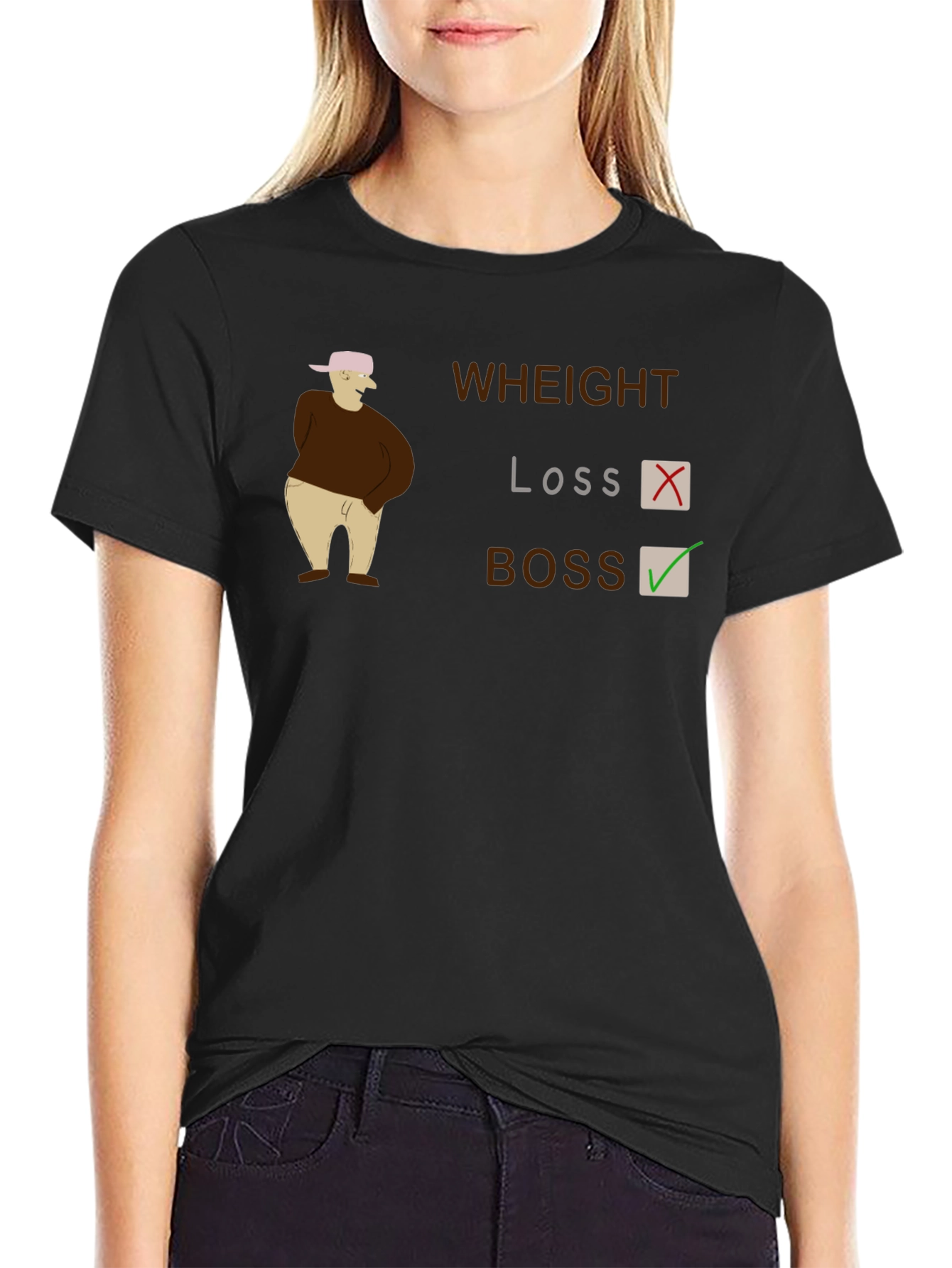 Weight Loss Boss Graphic T-Shirt