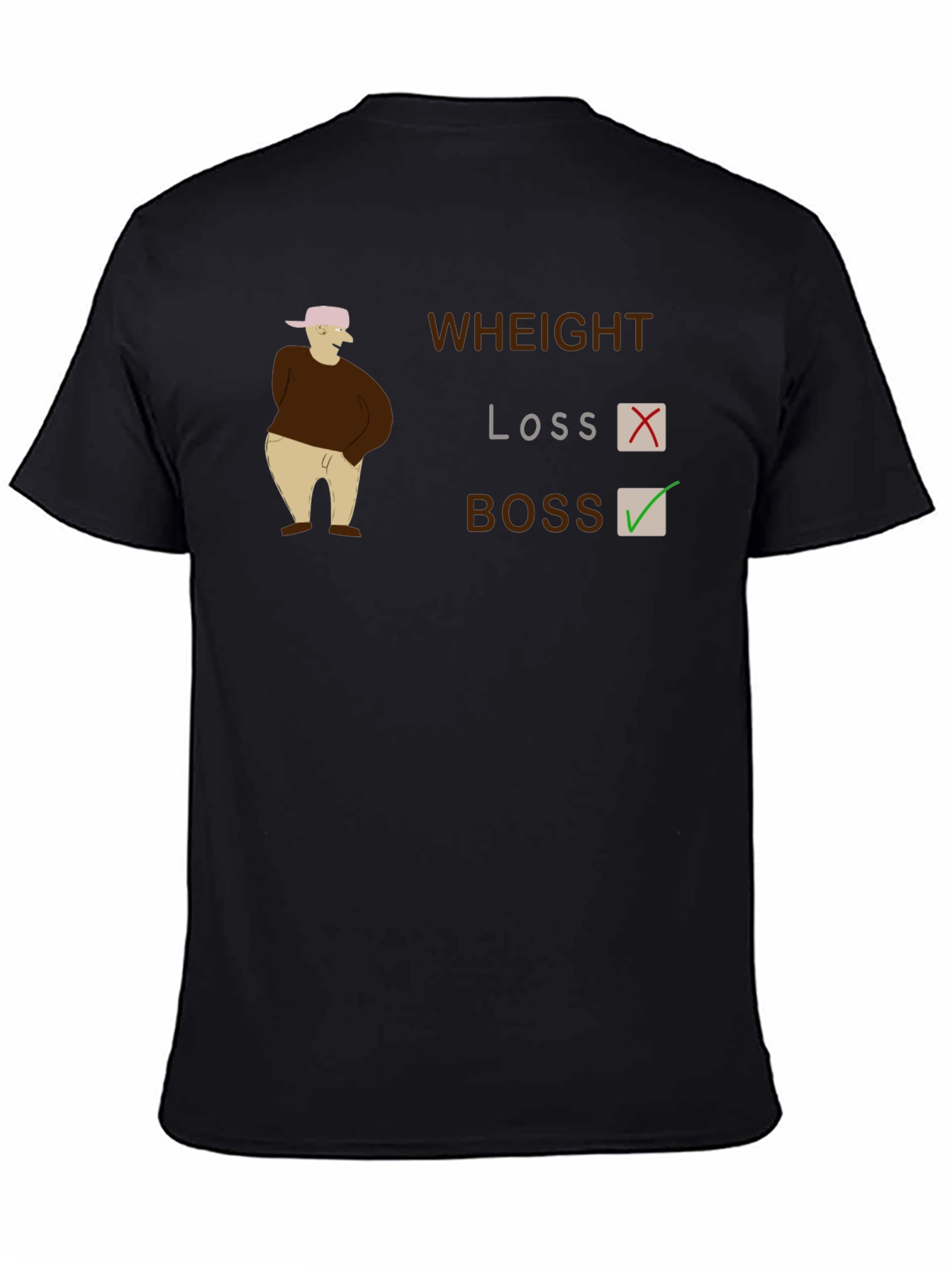 Weight Loss Boss Graphic T-Shirt