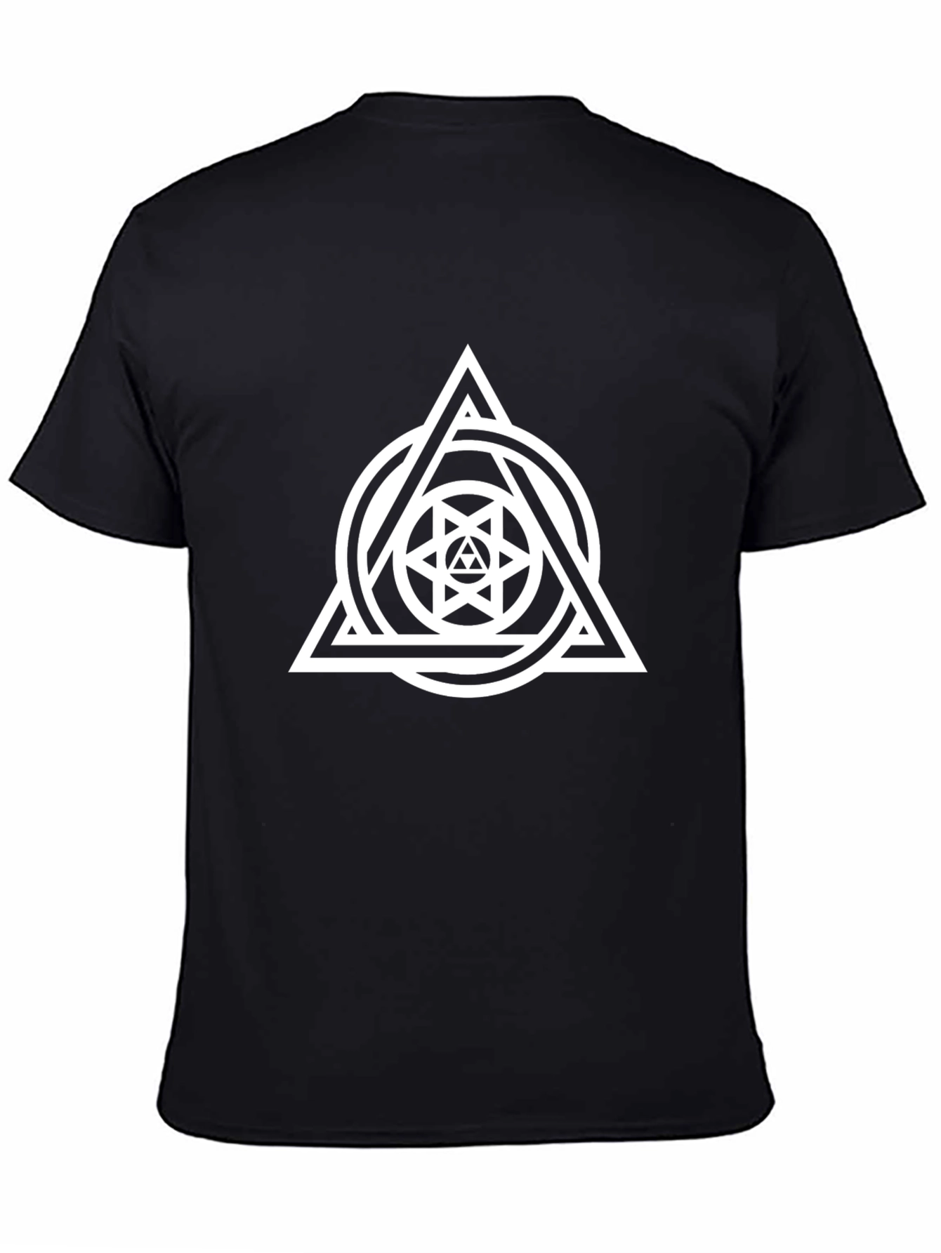 Geometric Triangle Circle Graphic Tee