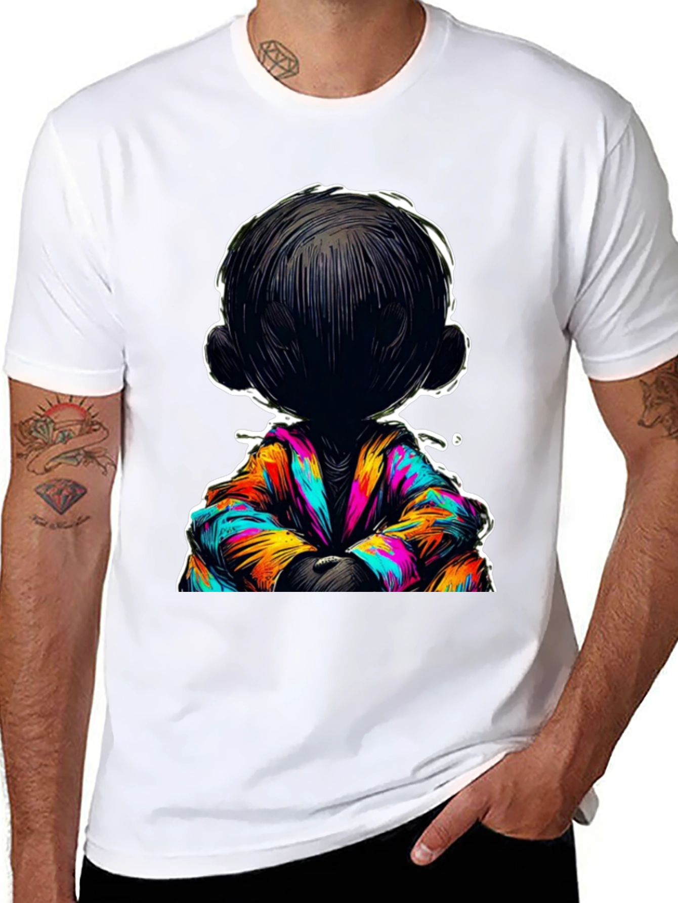 Abstract Art Graphic Tee - Bold & Stylish