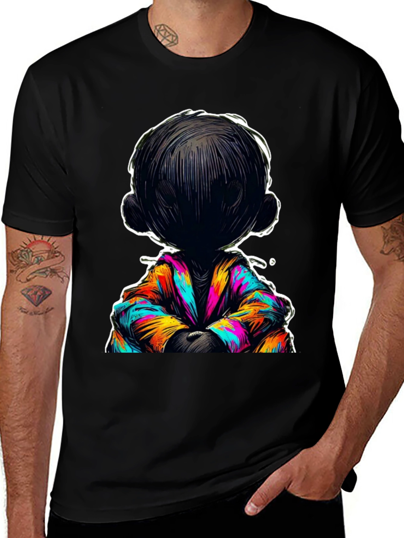 Abstract Art Graphic Tee - Bold & Stylish