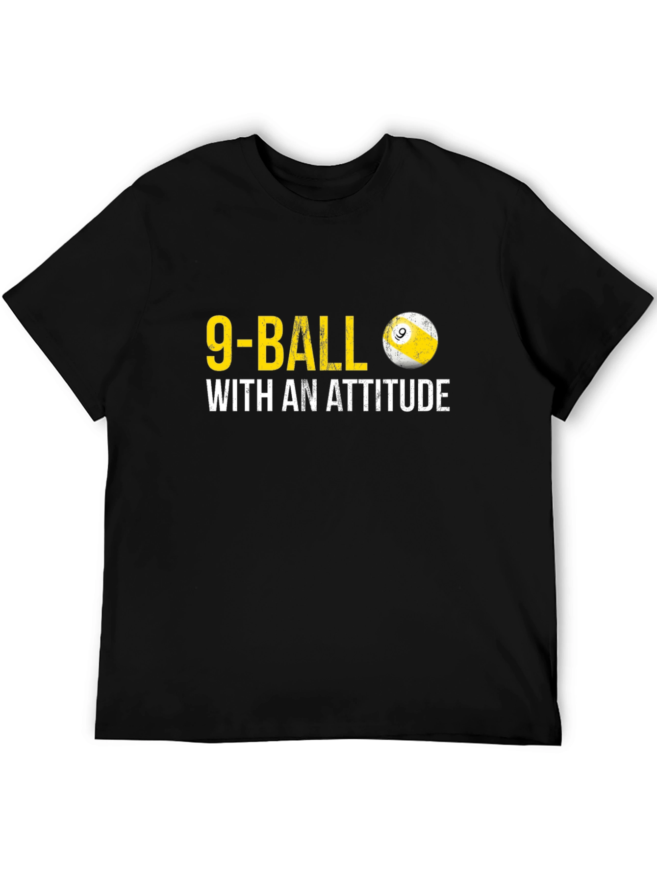 9-Ball With An Attitude Graphic T-Shirt