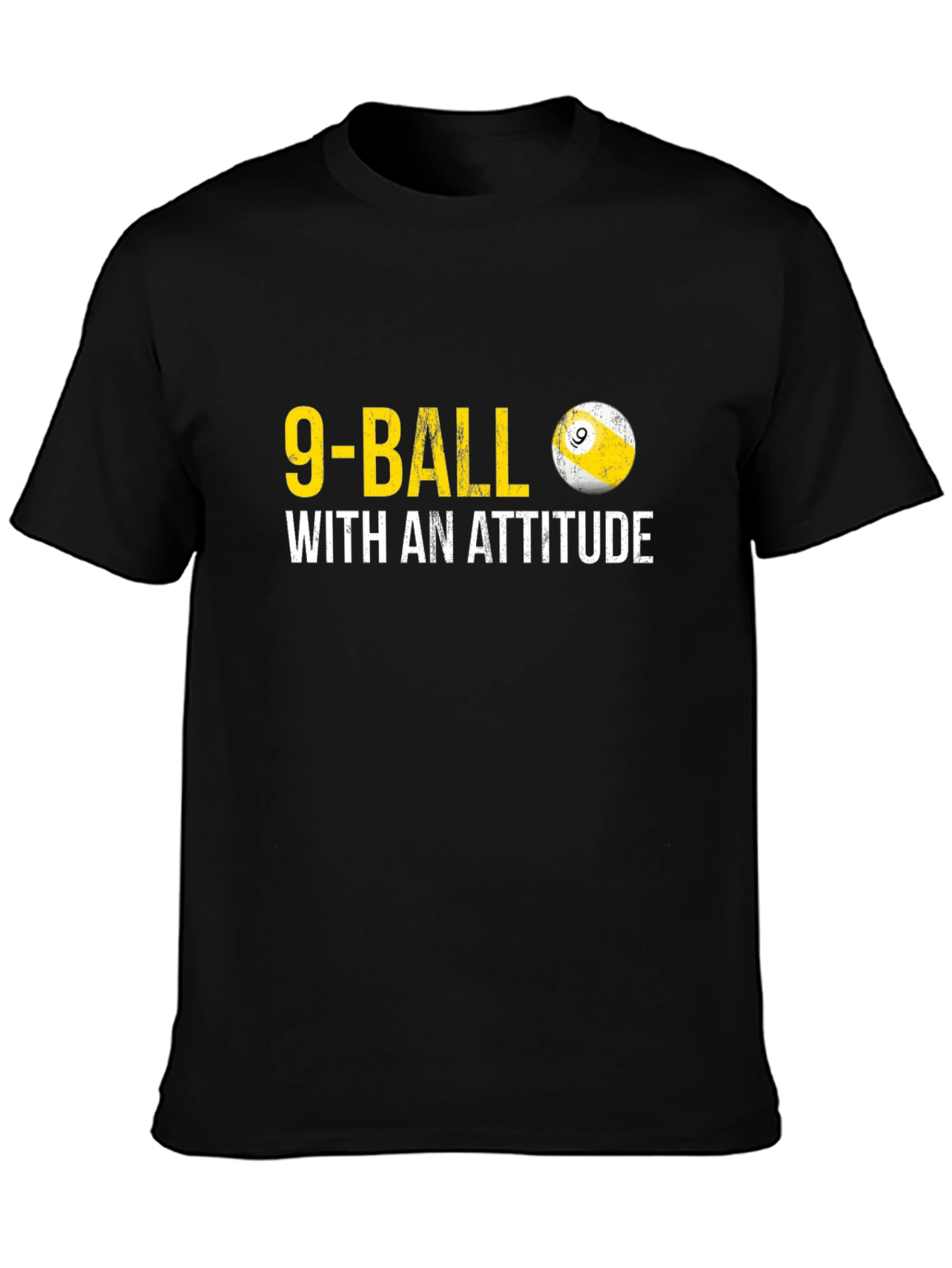 9-Ball With An Attitude Graphic T-Shirt