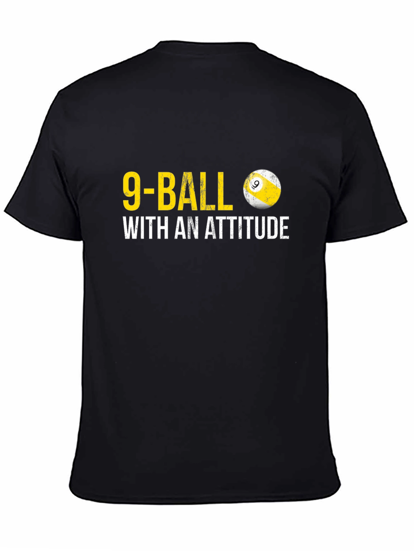 9-Ball With An Attitude Graphic T-Shirt
