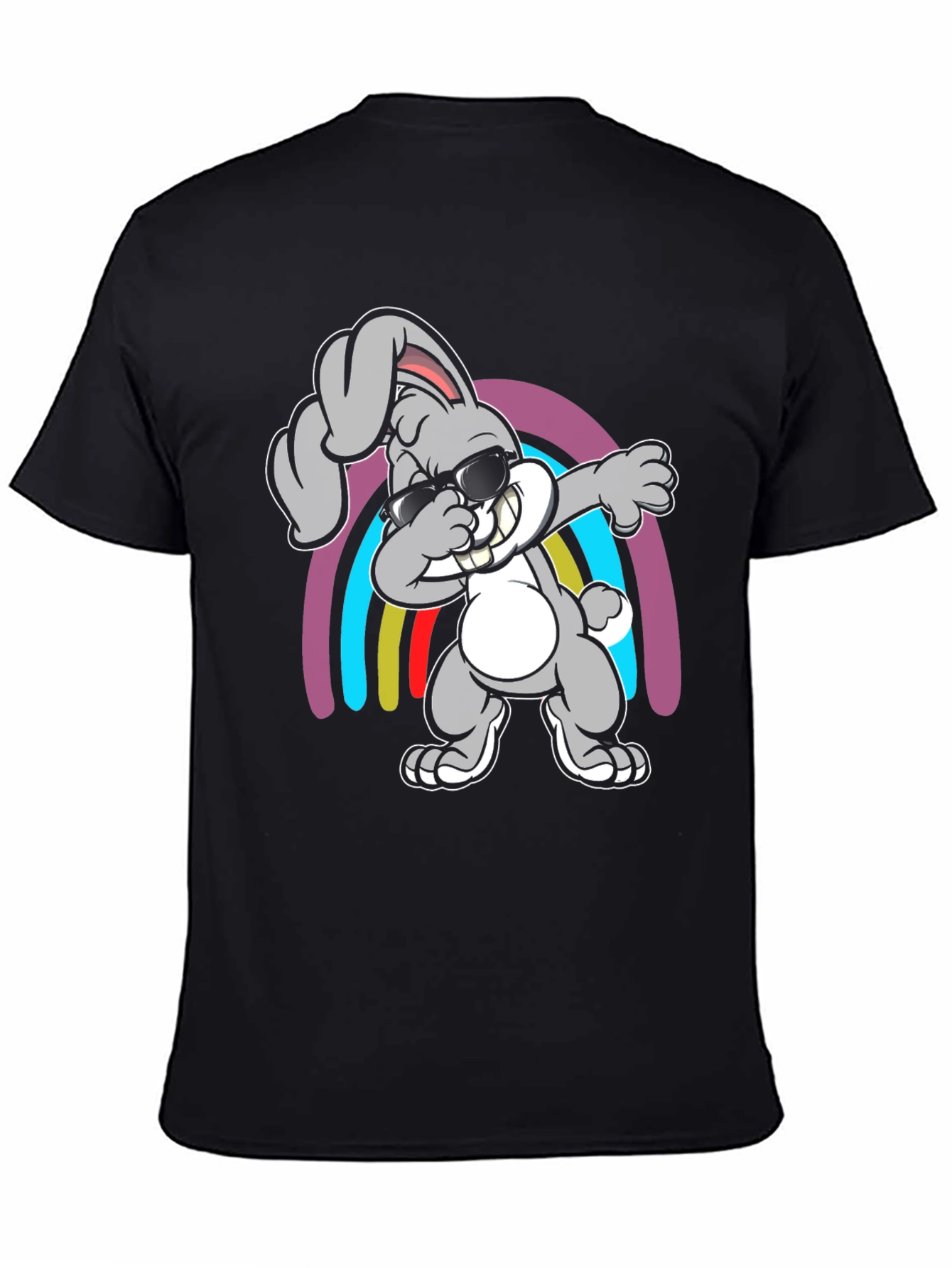 Dabbing Bunny T-Shirt - Fun Graphic Tee