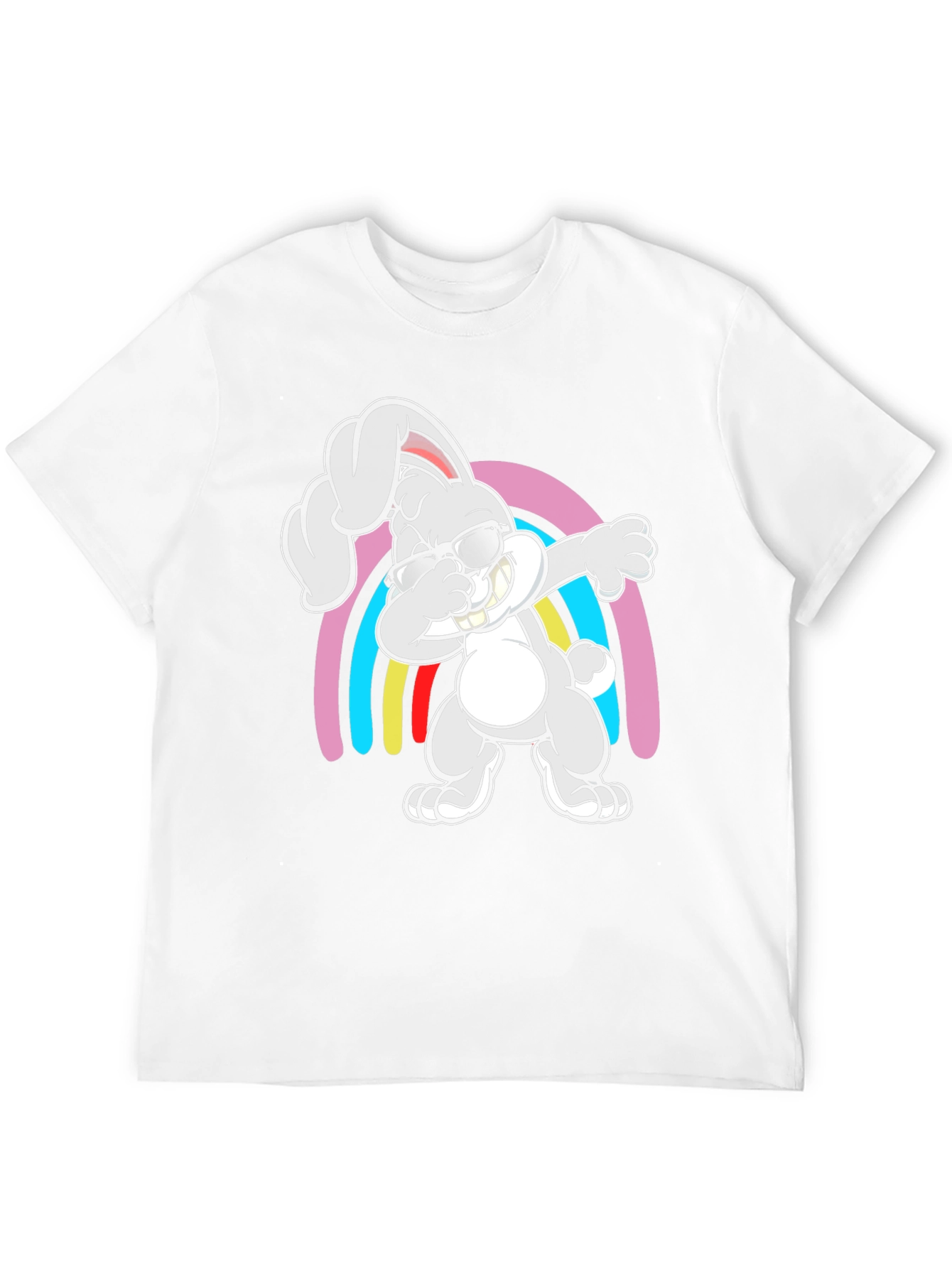 Dabbing Bunny T-Shirt - Fun Graphic Tee