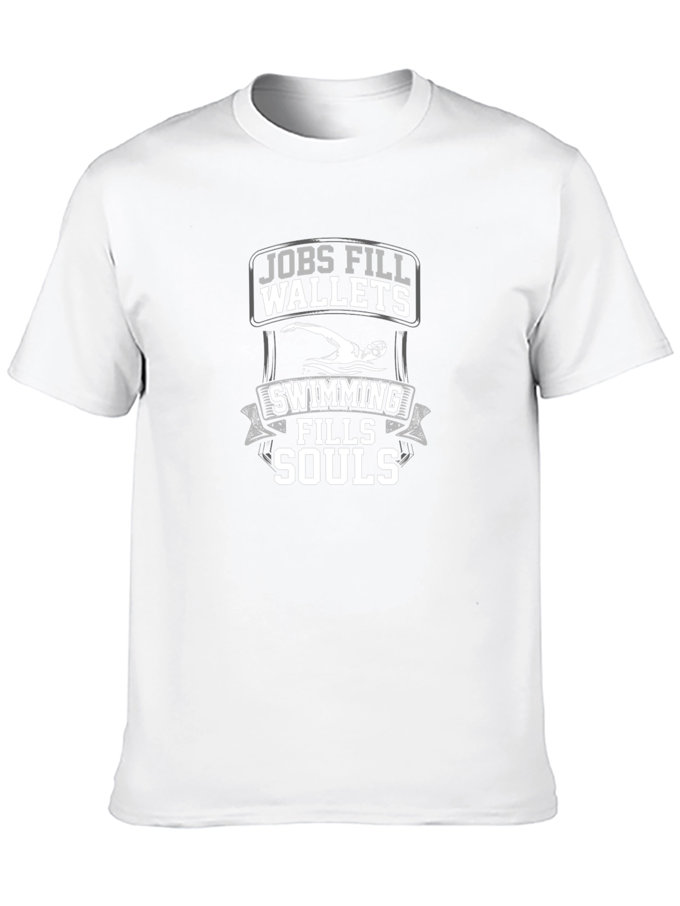 Swimming Fills Souls T-Shirt