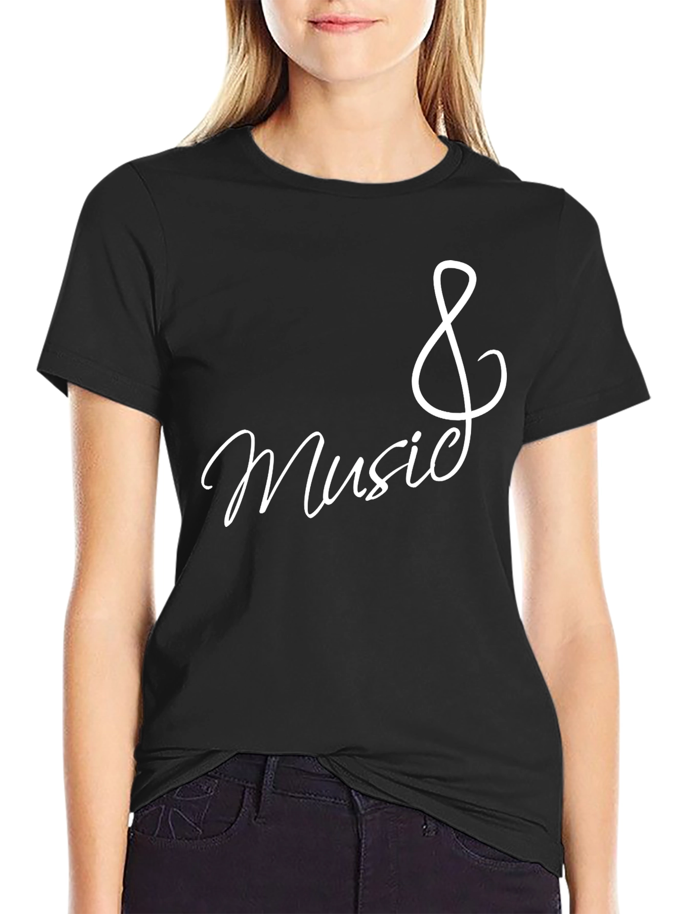 Music Lovers Black T-Shirt