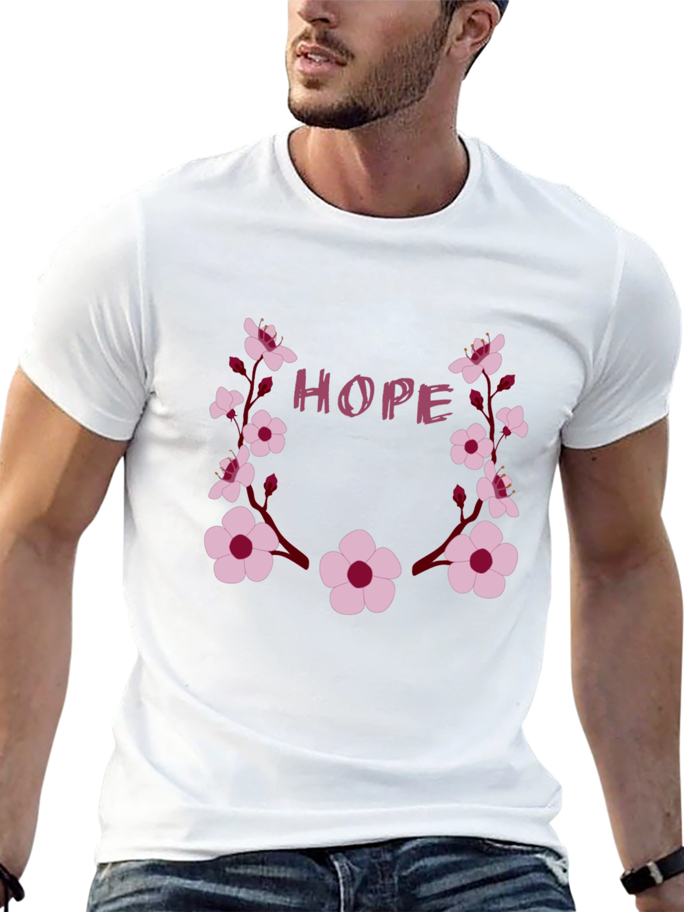 Hope Floral Graphic T-Shirt